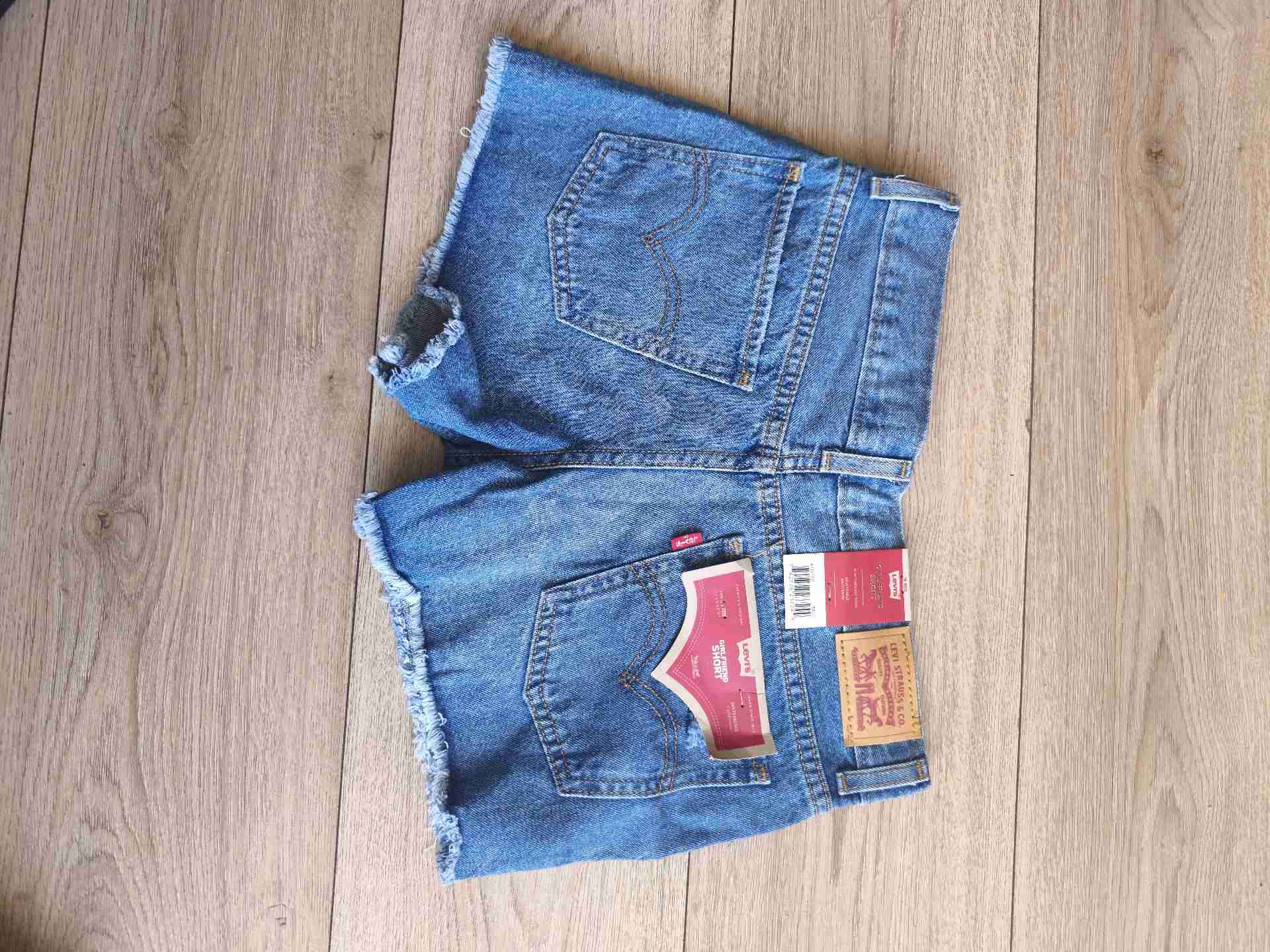 Shorts de mezclilla con desgastes niña t 16 - miniatura 2