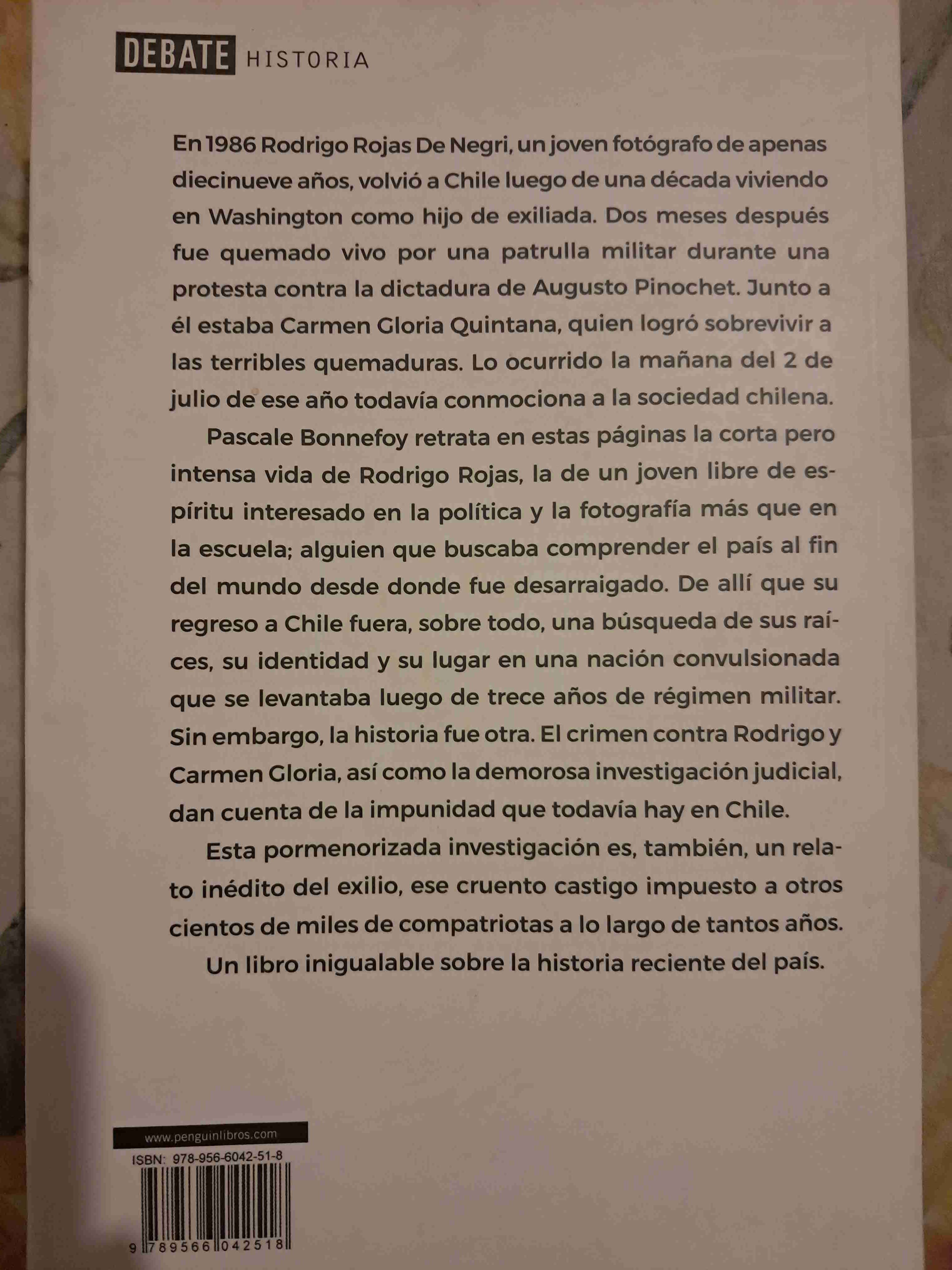 Libro Rodrigo Rojas de Negri - miniatura 2