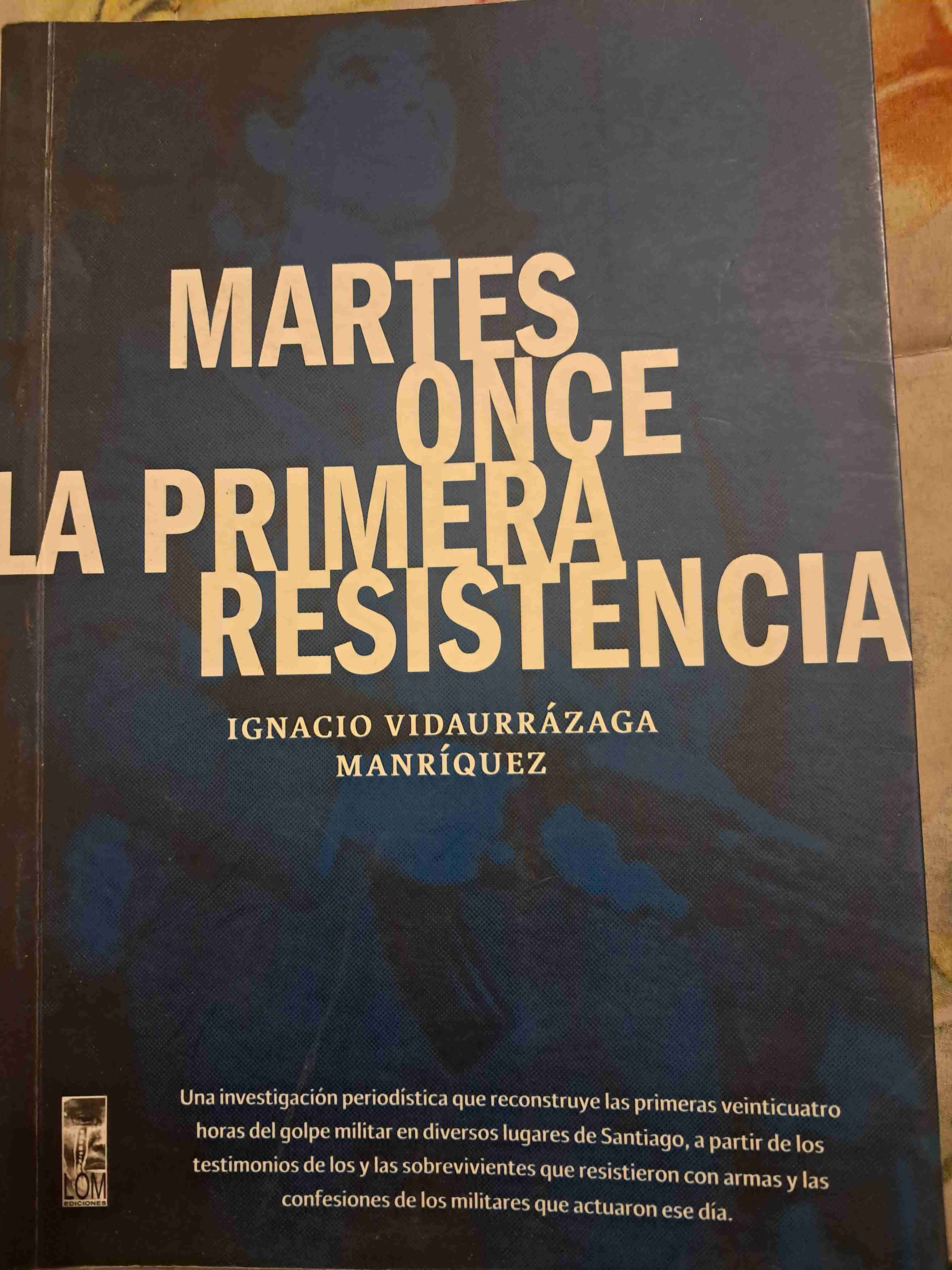 Libro Martes Once - LOM Ediciones
