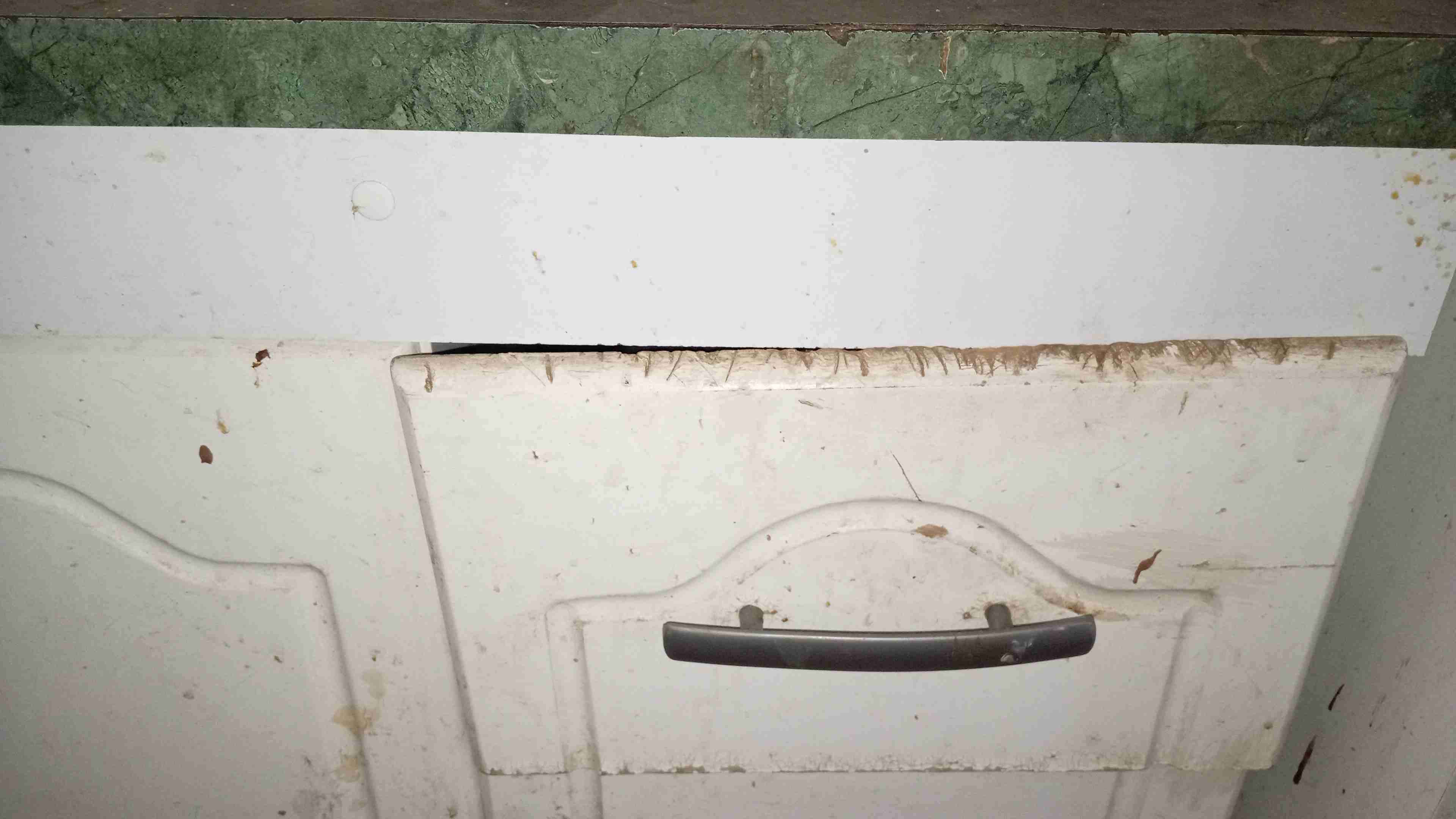 Mueble de cocina blanco con verde - miniatura 3