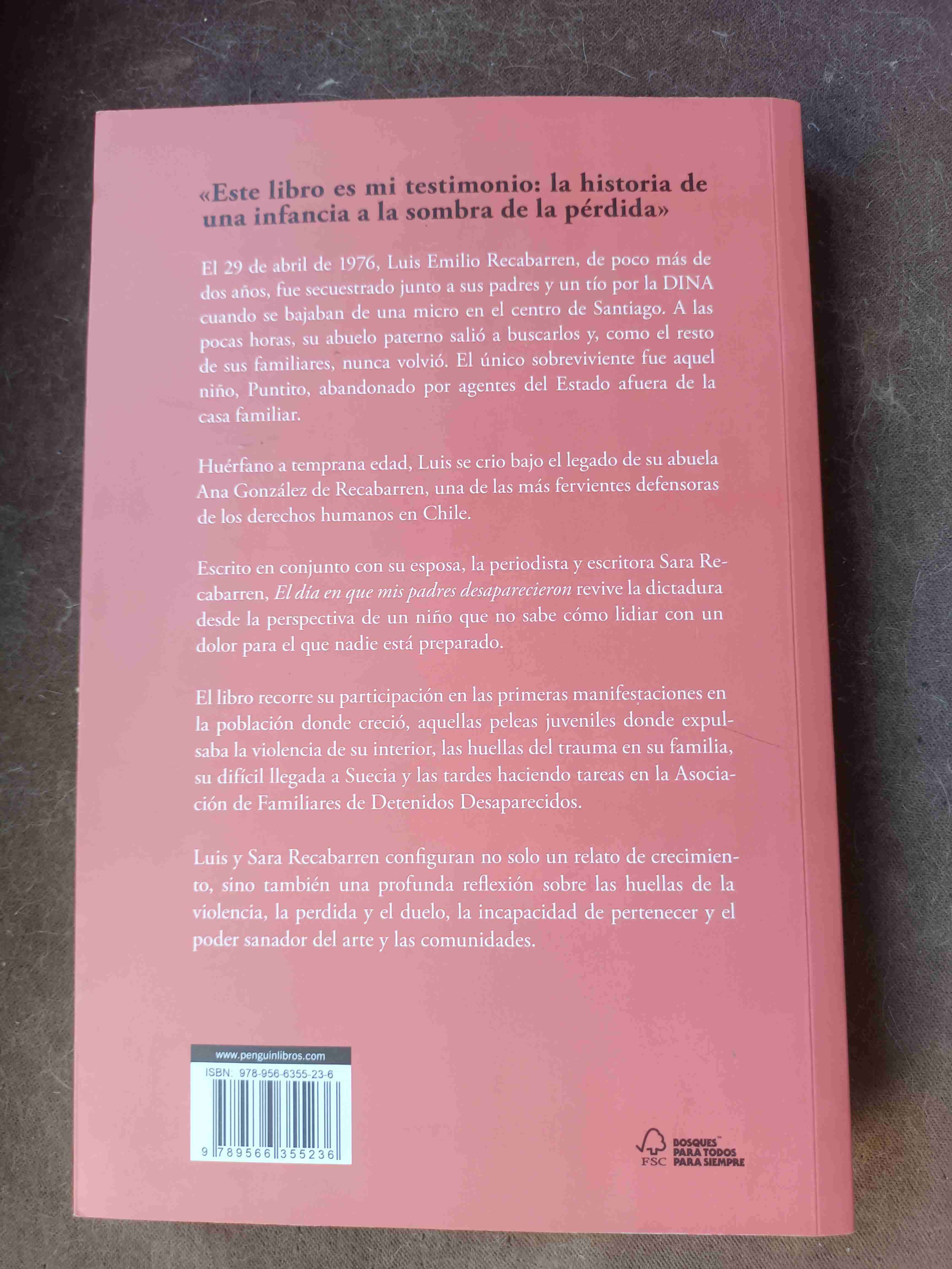 Libro 'El día en que mis padres desaparecieron' - miniatura 2