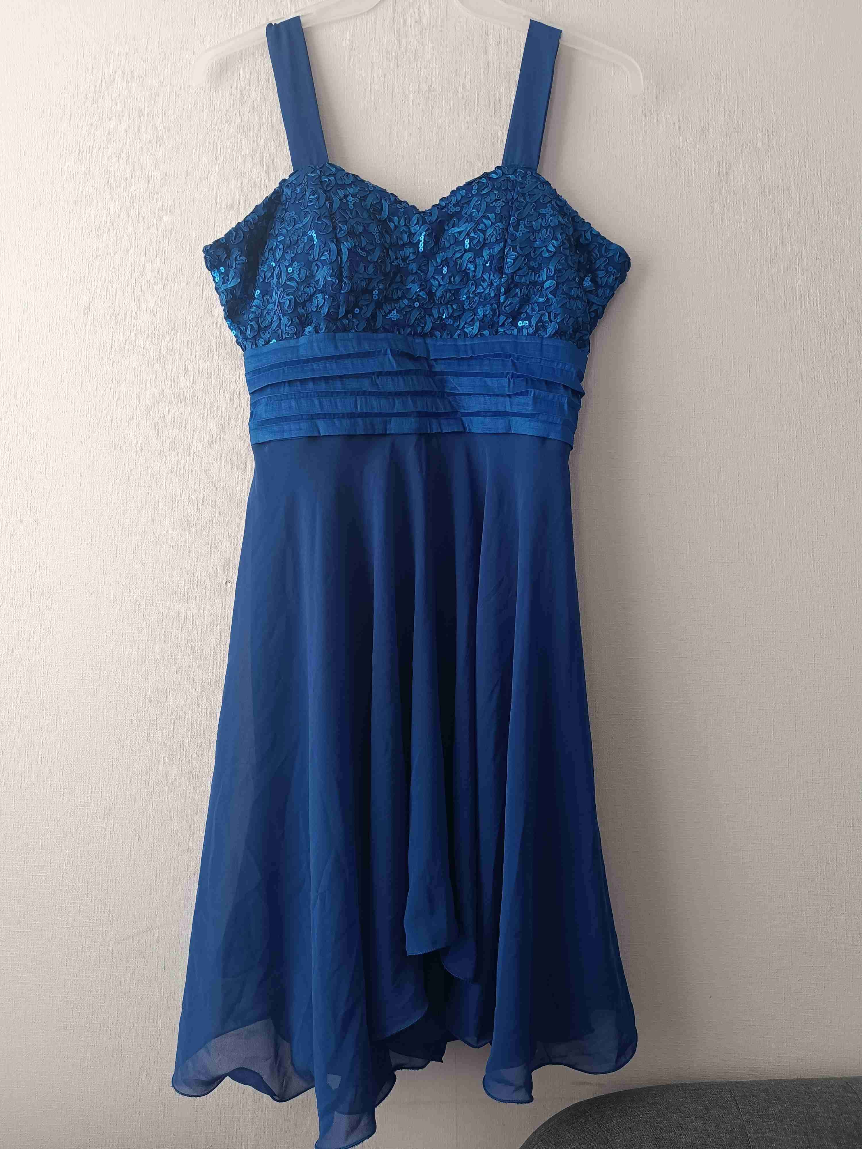 Vestido azul de fiesta