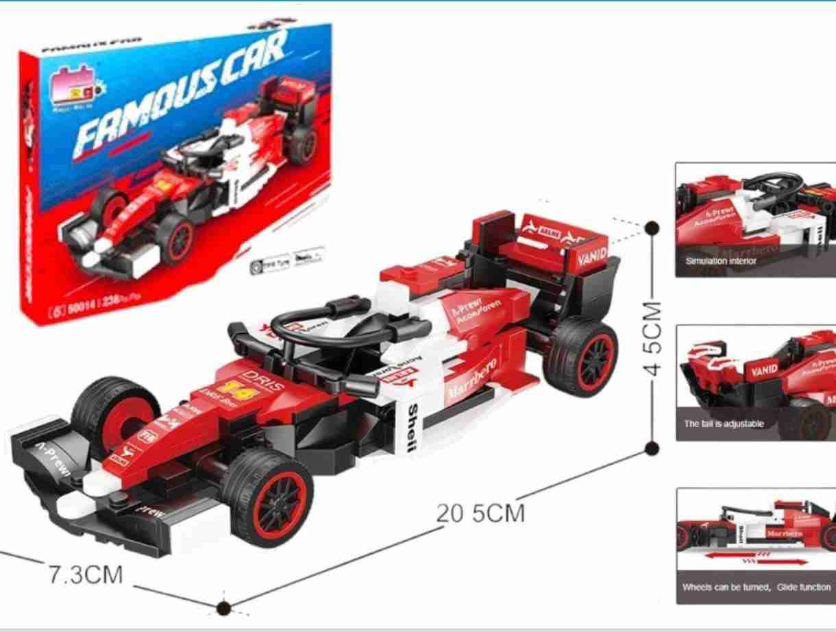 Bloques de construcción auto de carreras