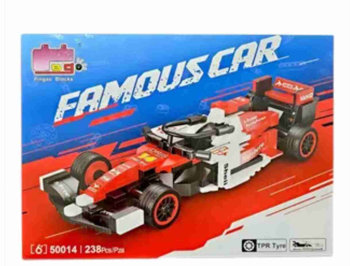 Bloques de construcción auto de carreras - miniatura 3