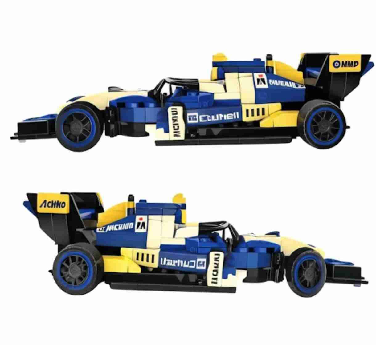 Set bloques auto de carreras - miniatura 2