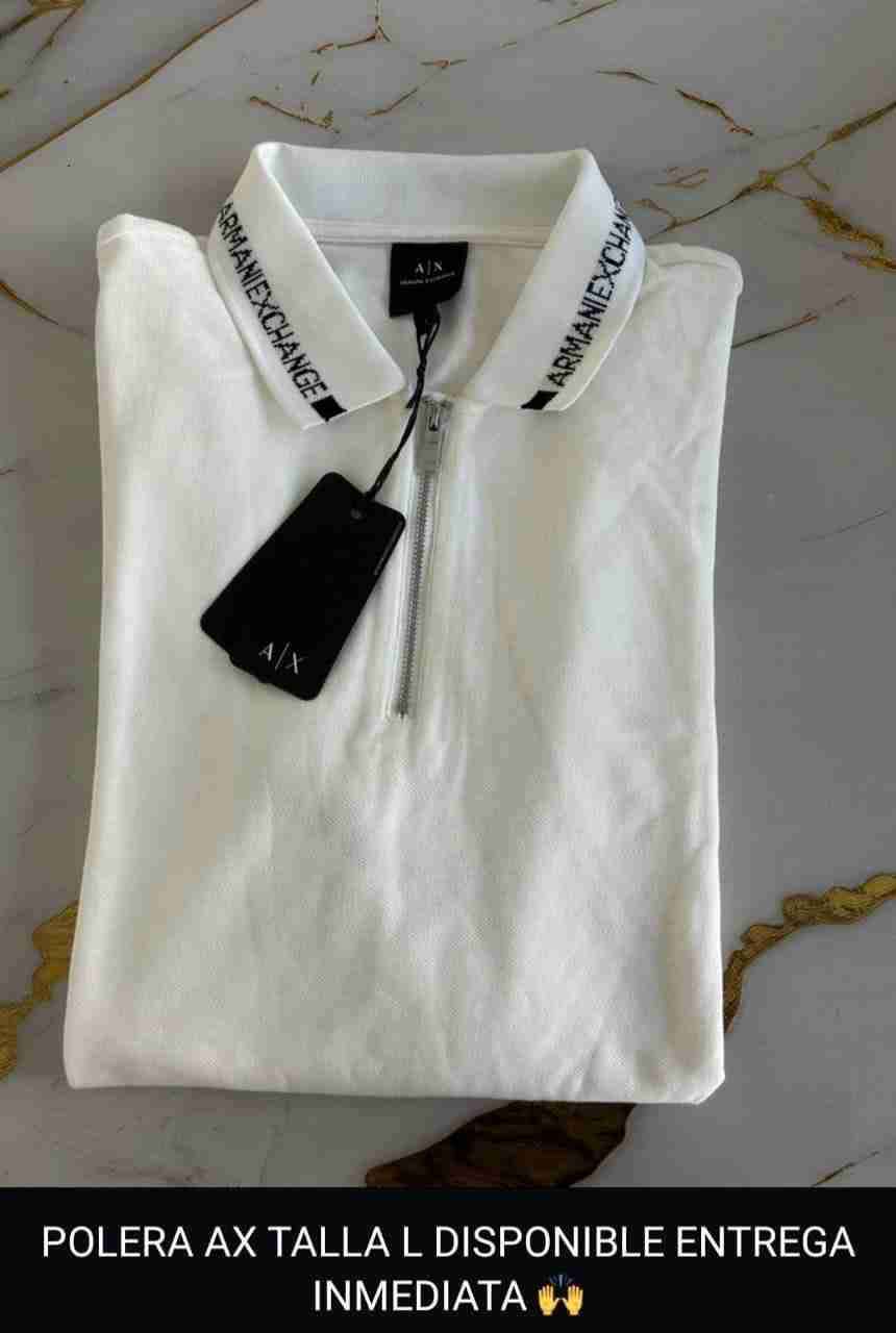 Polera Armani Exchange blanca L
