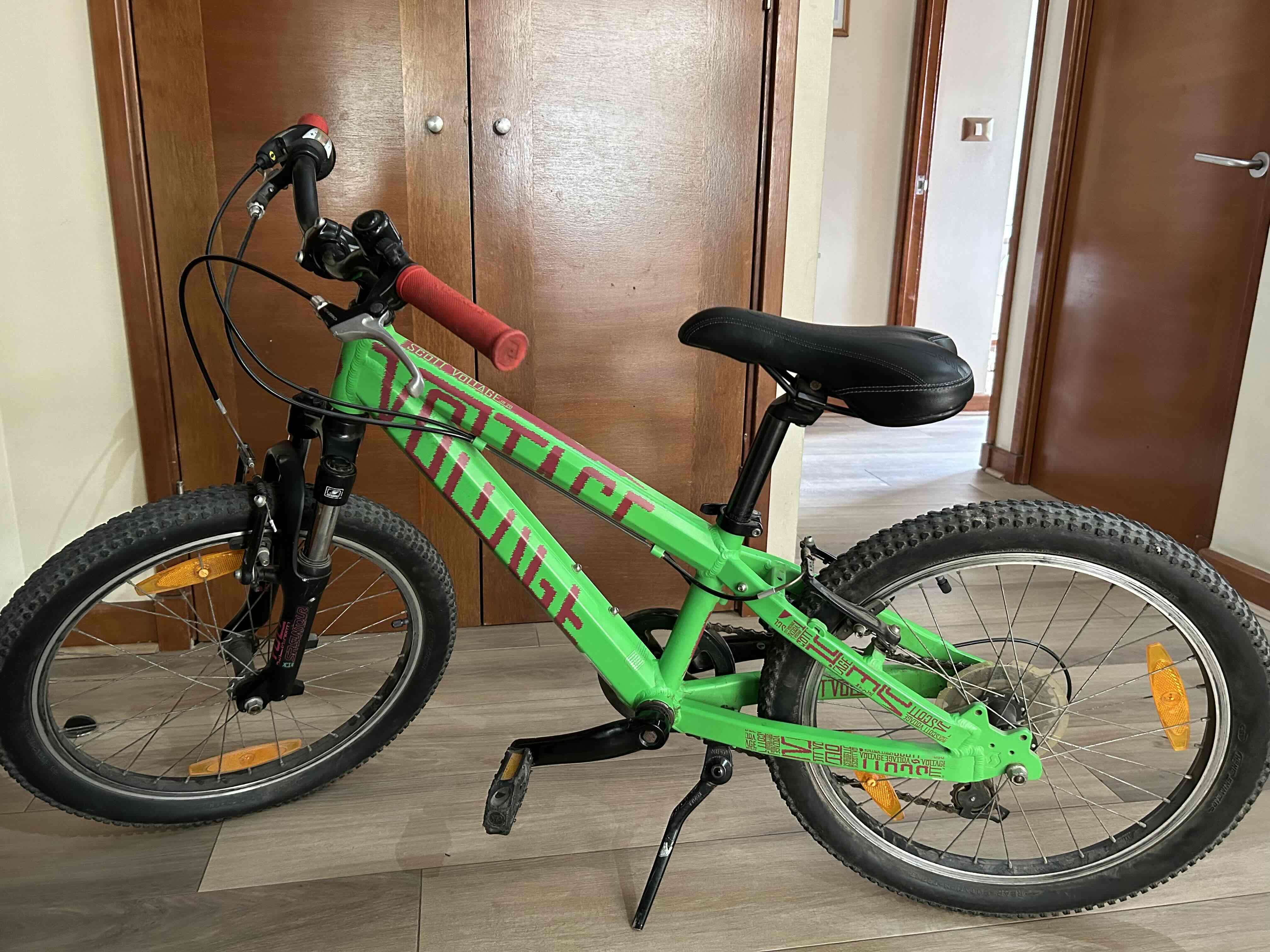 Bicicleta Verde Infantil Rodado 20