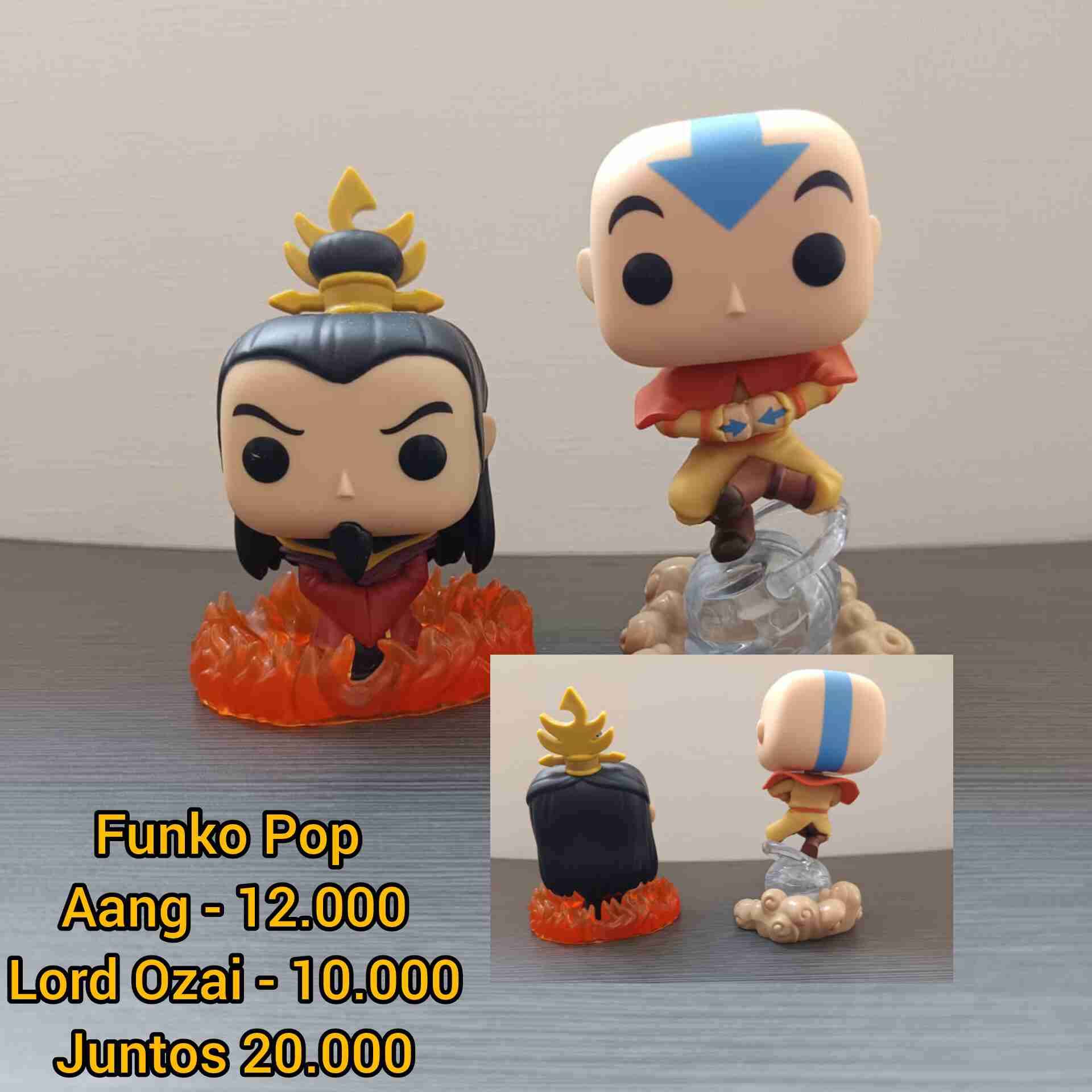 Figuras Funko Pop Aang y Ozai