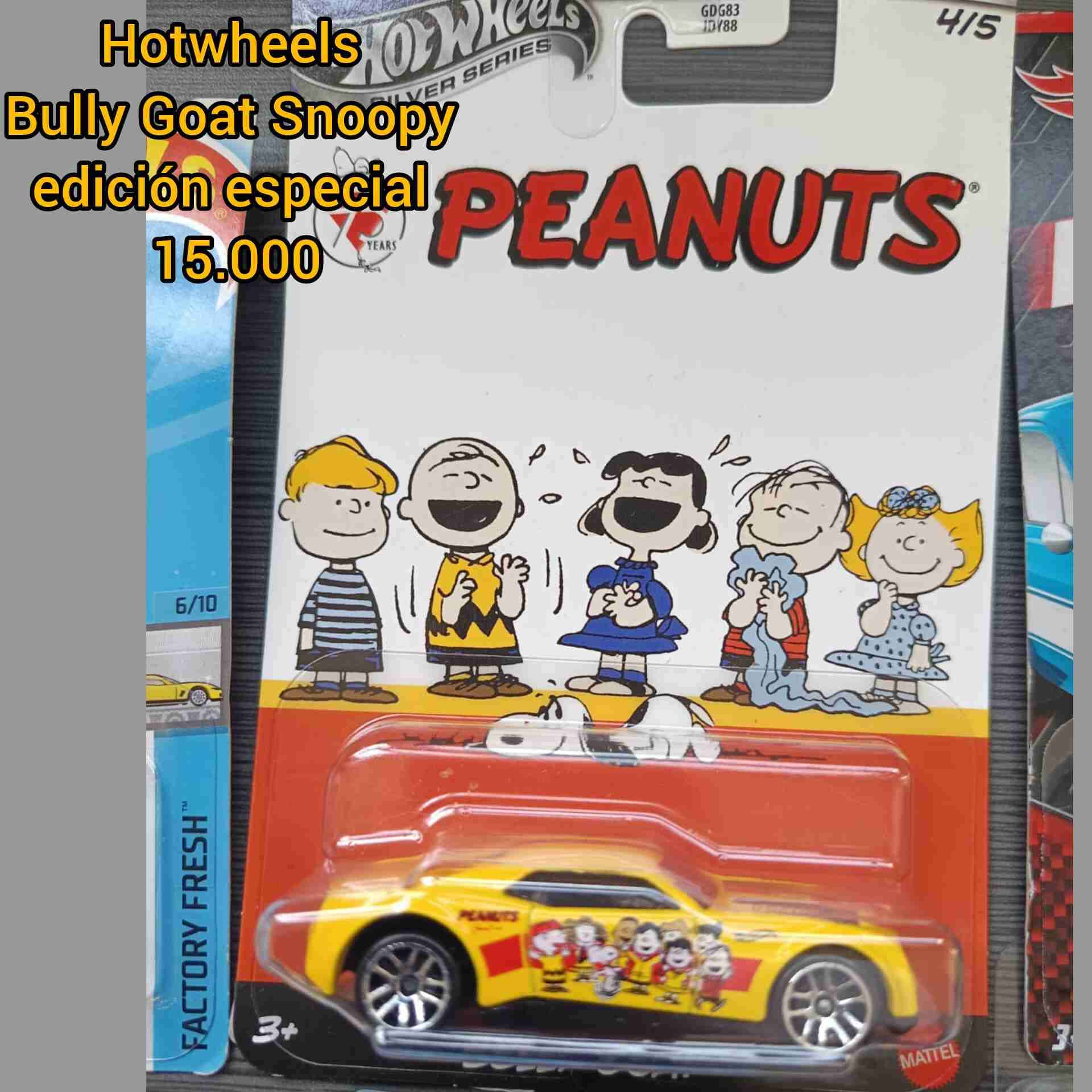Hotwheels Bully Goat Snoopy edición especial