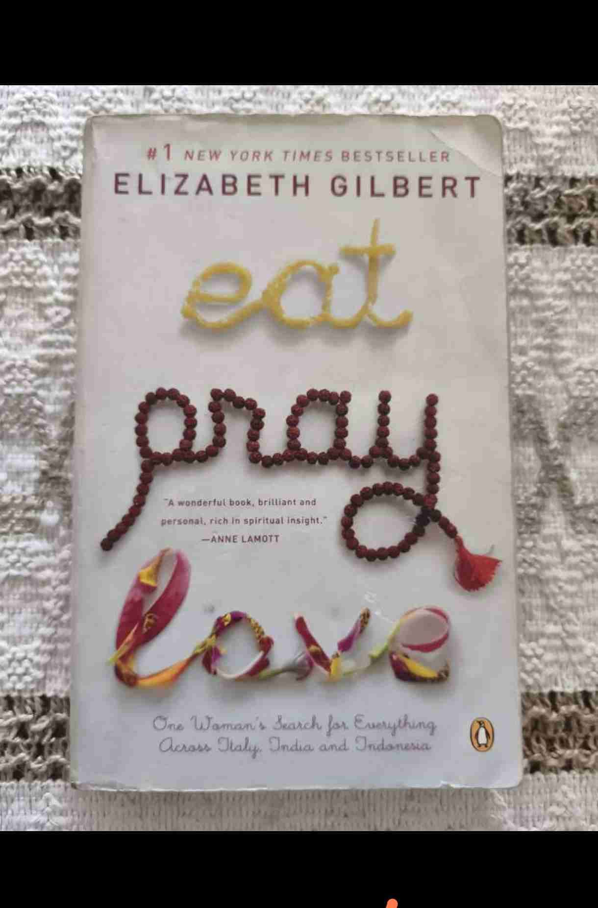 Libro 'Eat Pray Love' de Elizabeth Gilbert