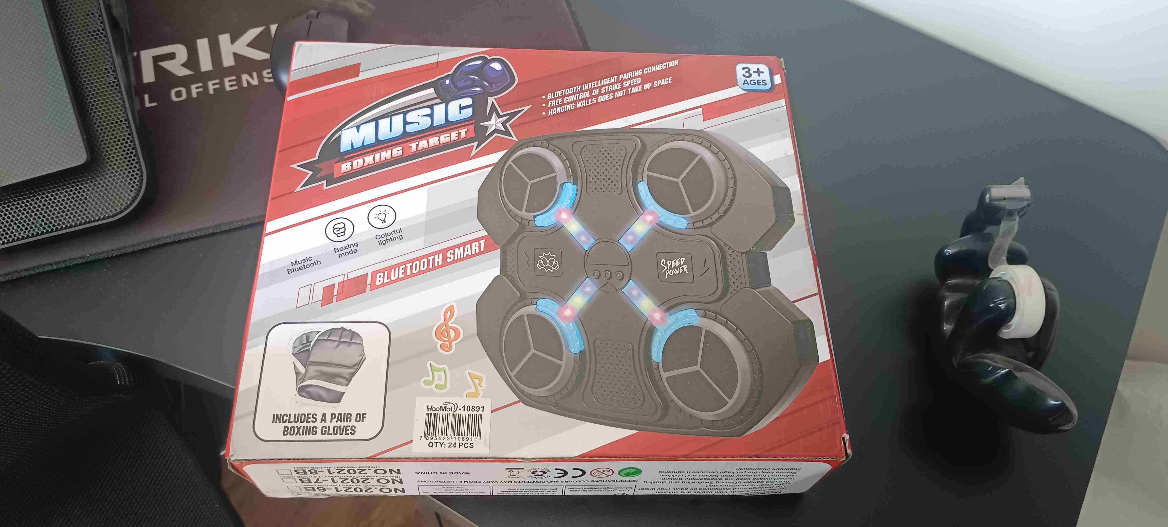 Target de boxeo con música Bluetooth