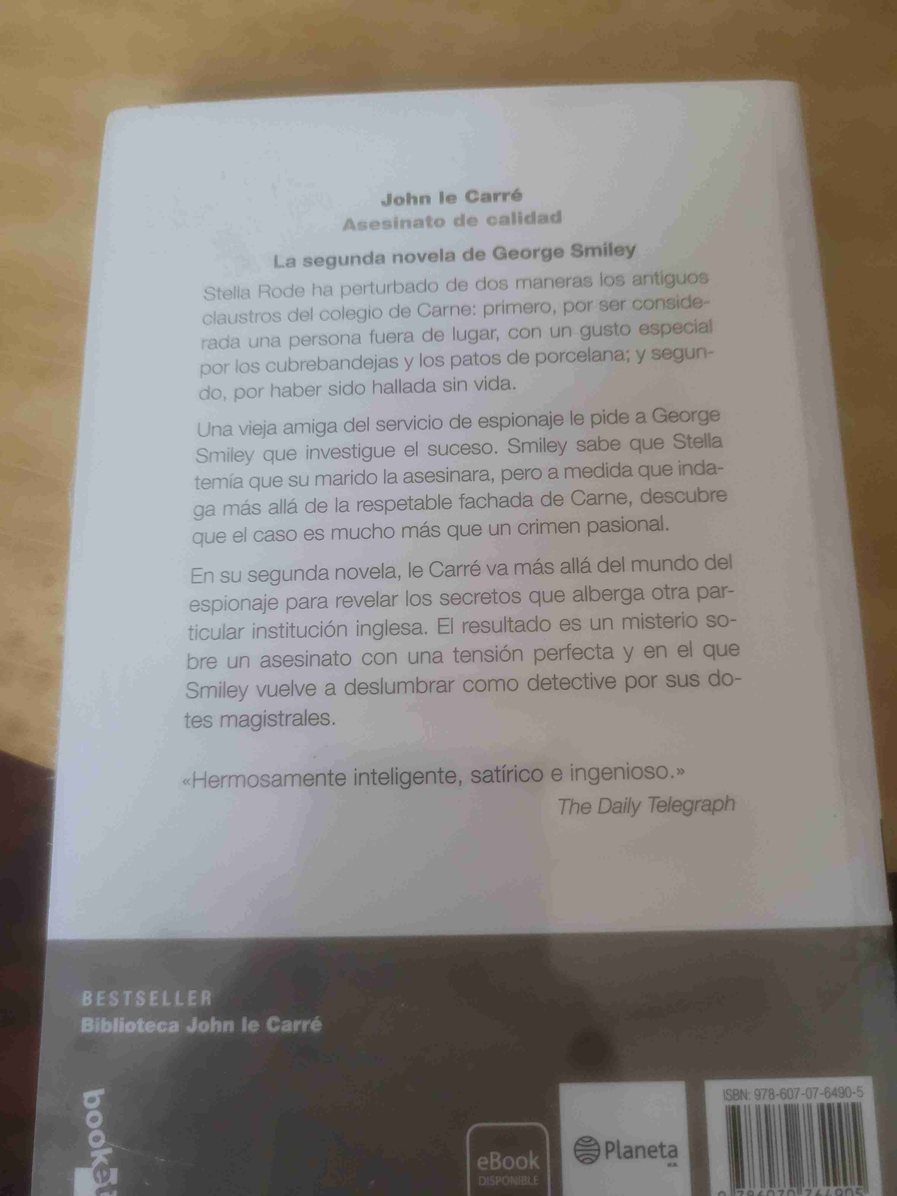 Libro 'Asesinato de calidad' de John le Carré - miniatura 2