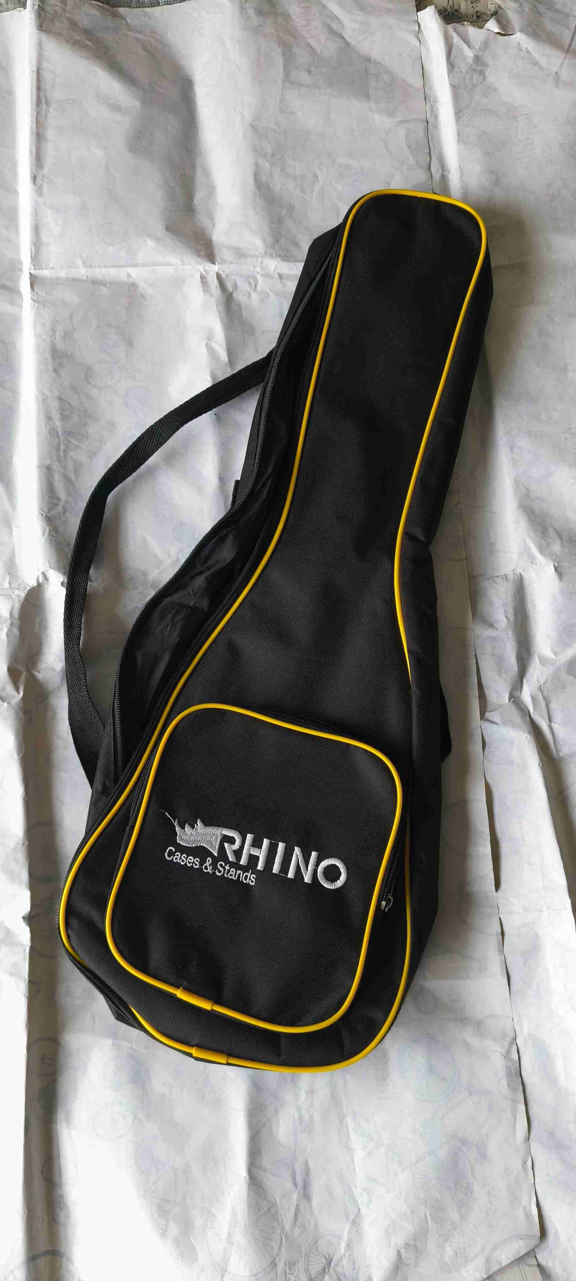 Funda para ukelele Rhino negra