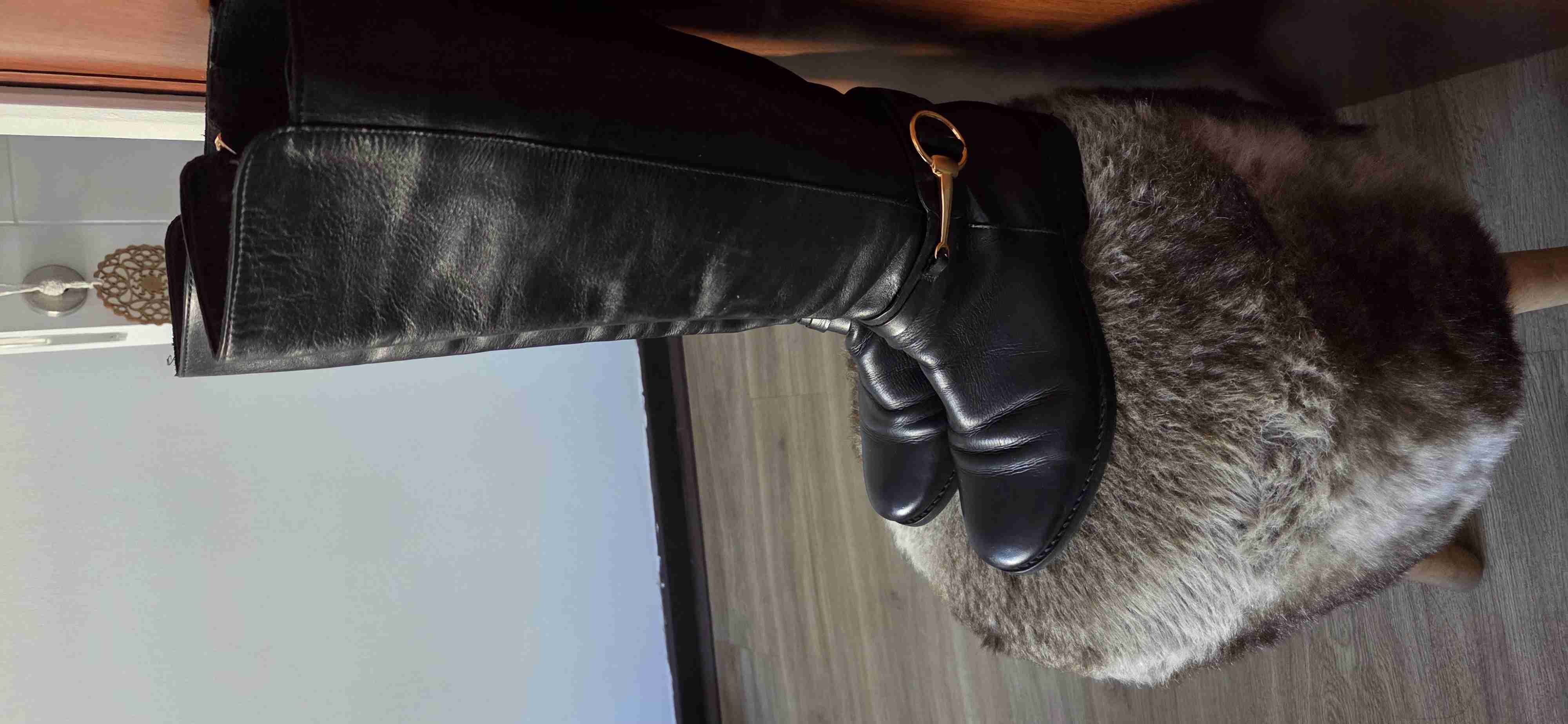 Botas negras de caña alta 36 - miniatura 2