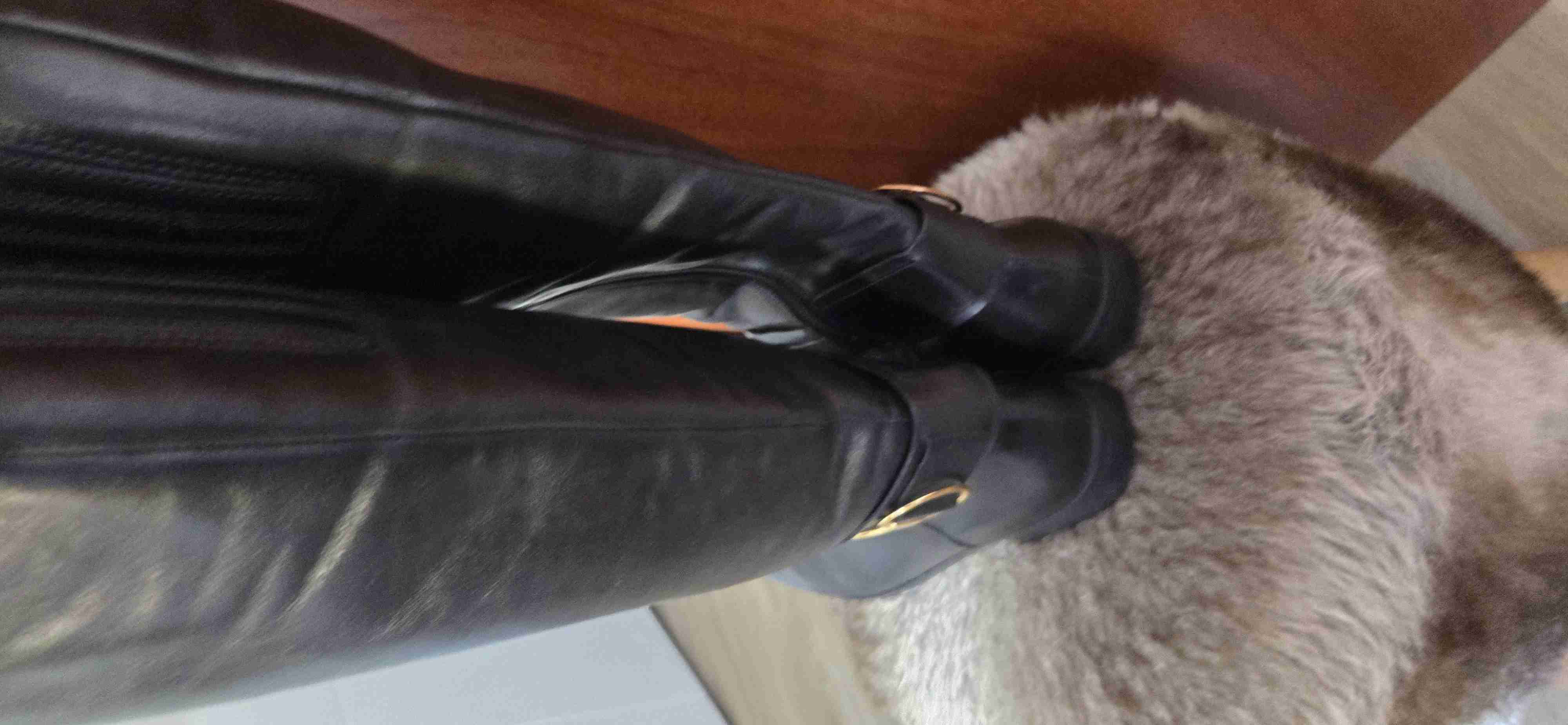 Botas negras de caña alta 36 - miniatura 3