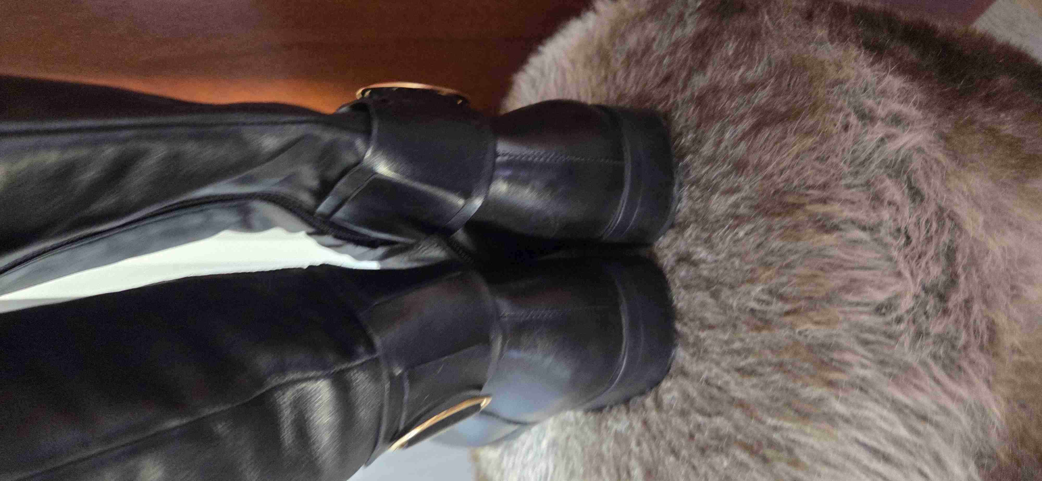 Botas negras de caña alta 36 - miniatura 4