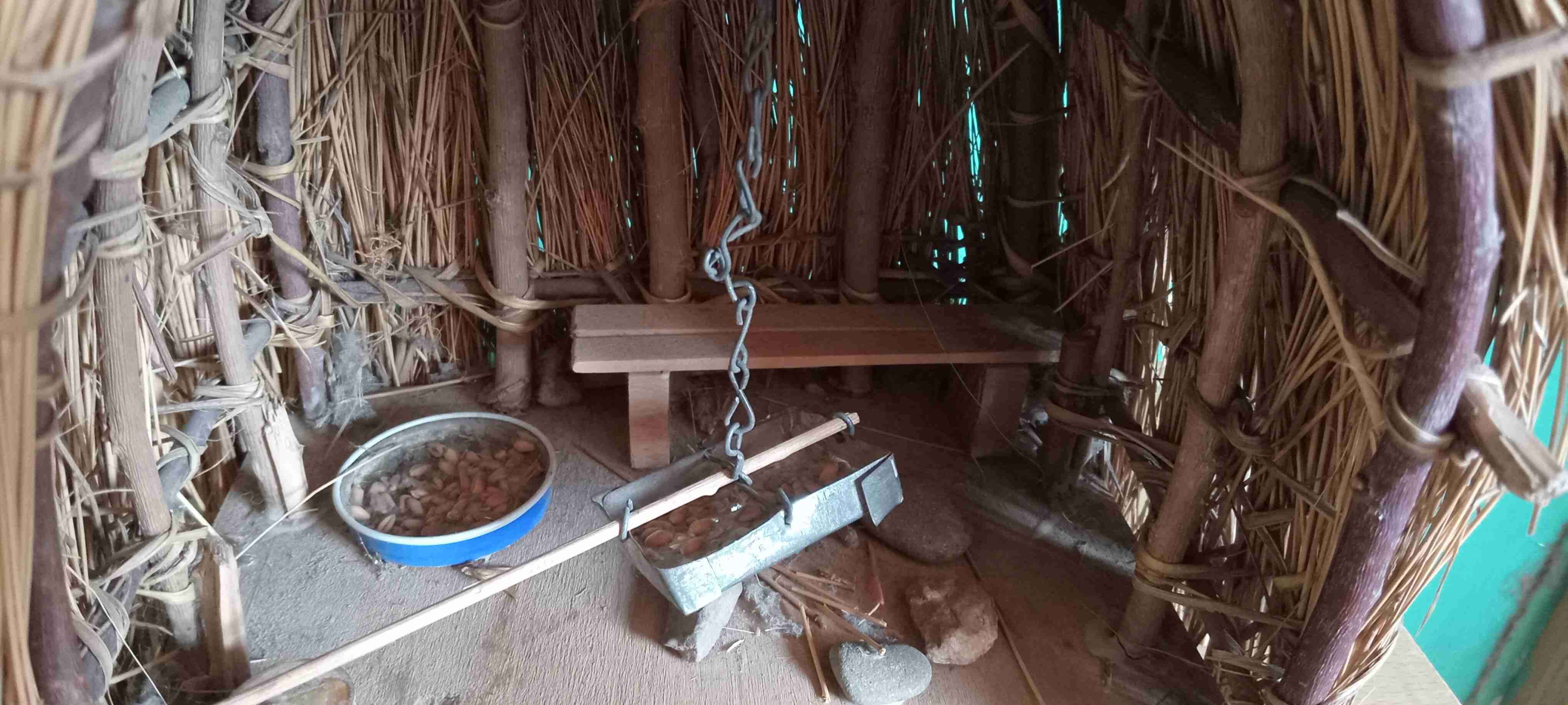 Ruca con callana para tostar trigo a escala - miniatura 2