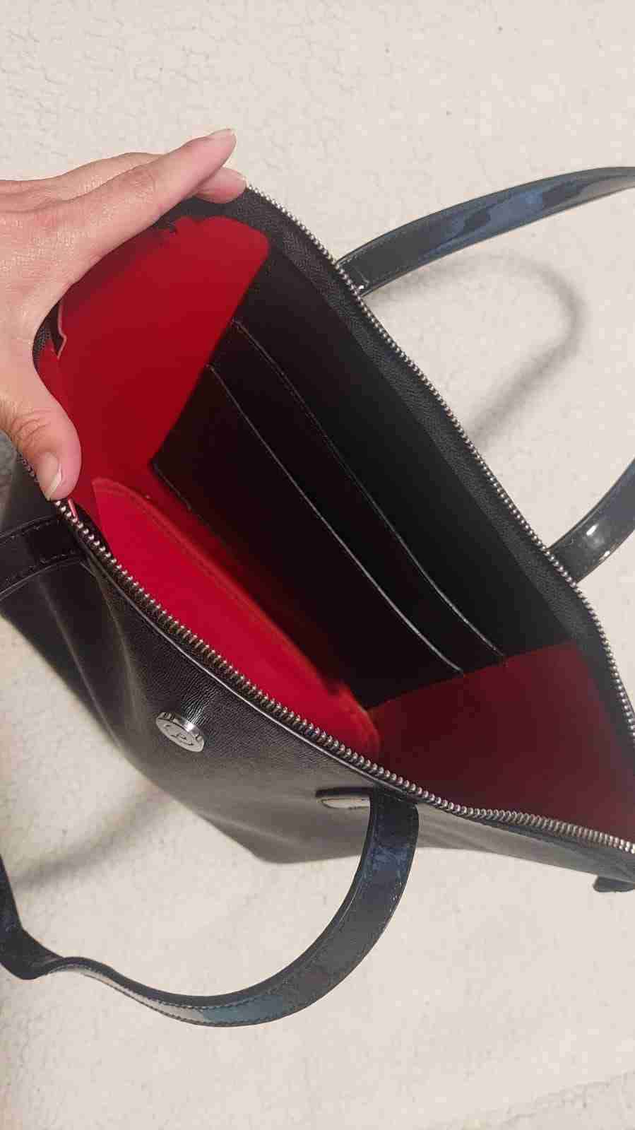 Bolso grande negro elegante - miniatura 2