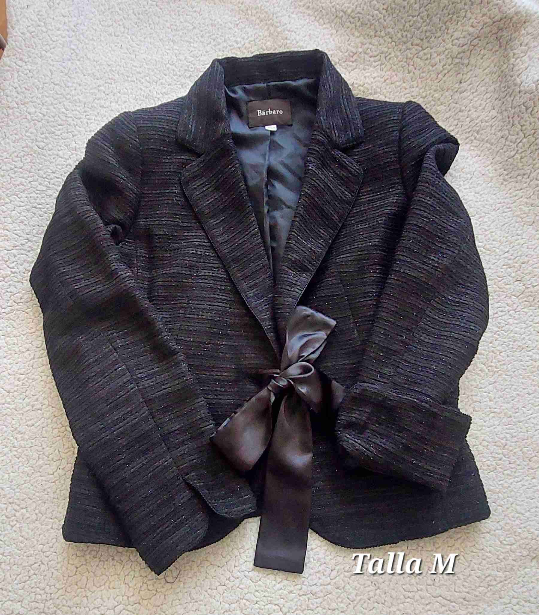 Blazer negro elegante para mujer - miniatura 2
