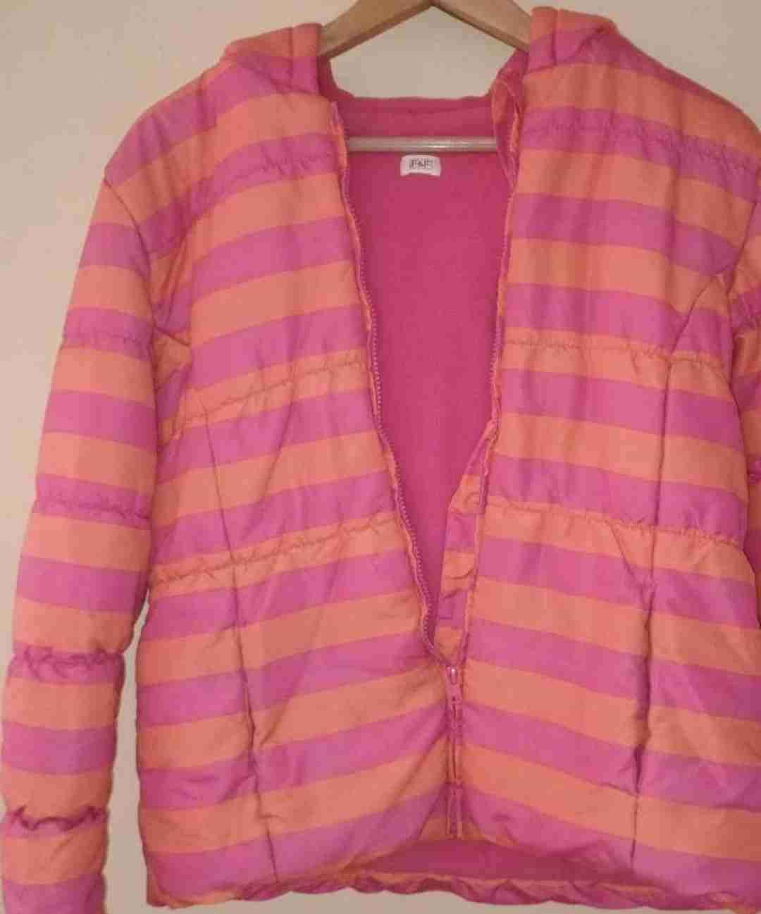 Chaqueta rayada rosa y naranja - miniatura 3