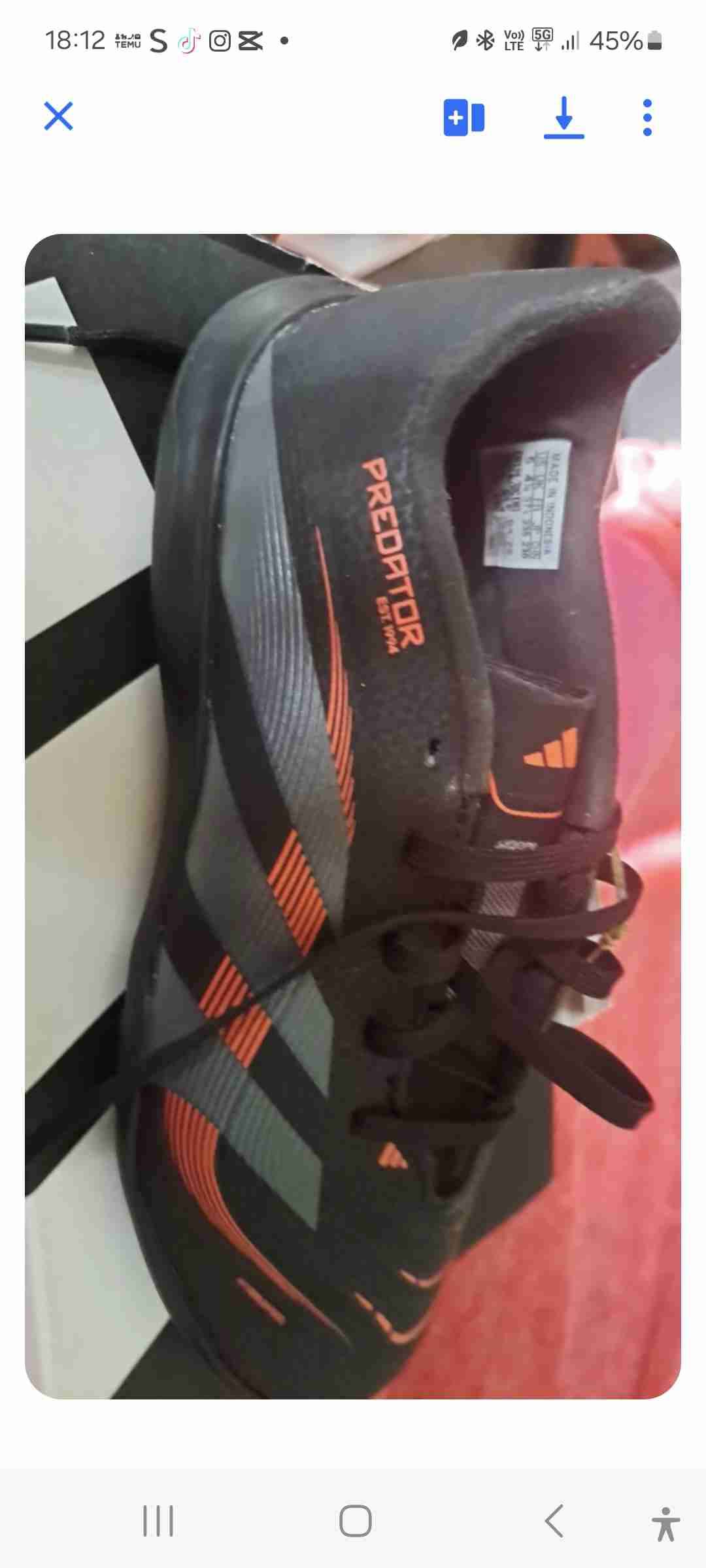 Zapatillas deportivas Adidas negras - miniatura 2