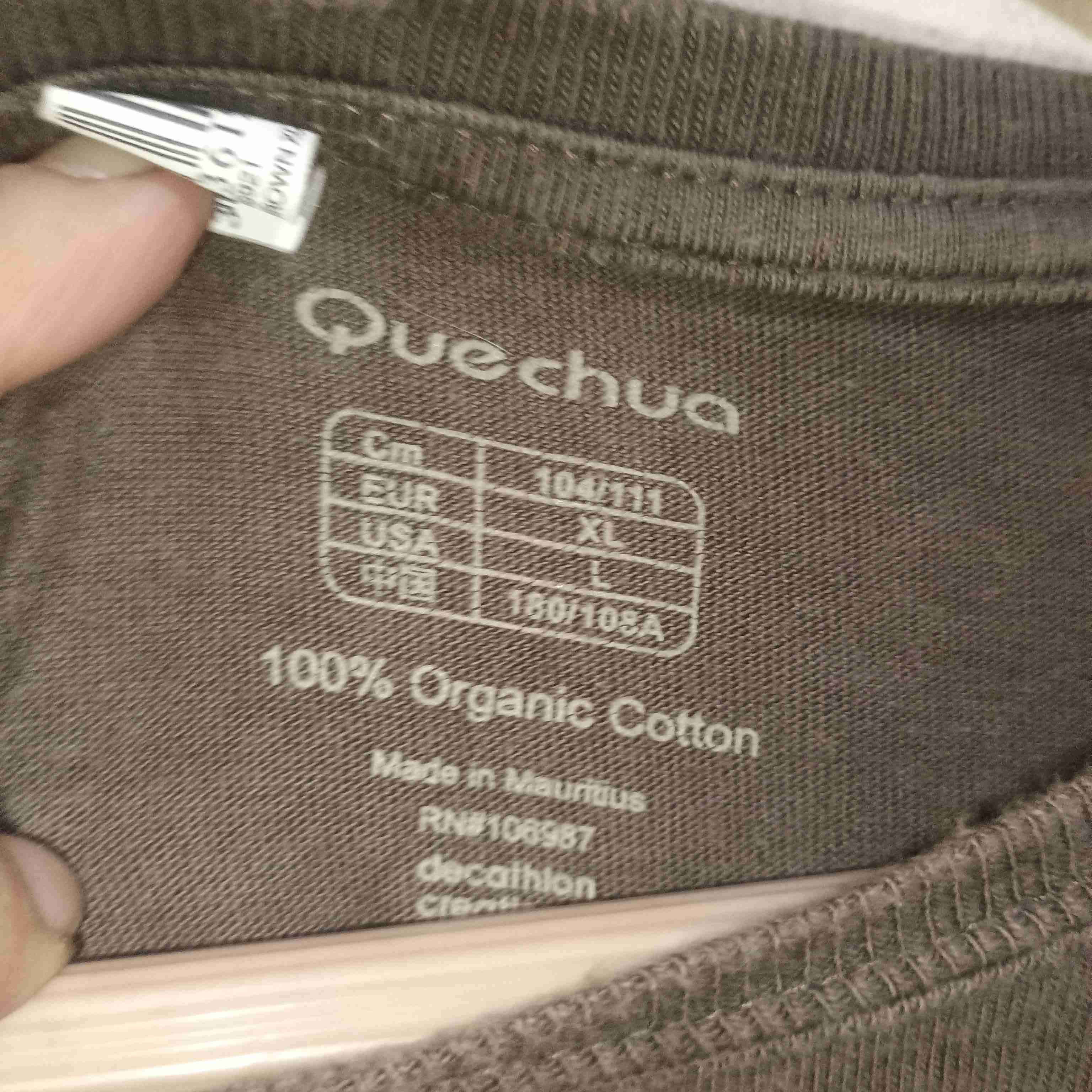 Polera manga larga Quechua marrón - miniatura 4