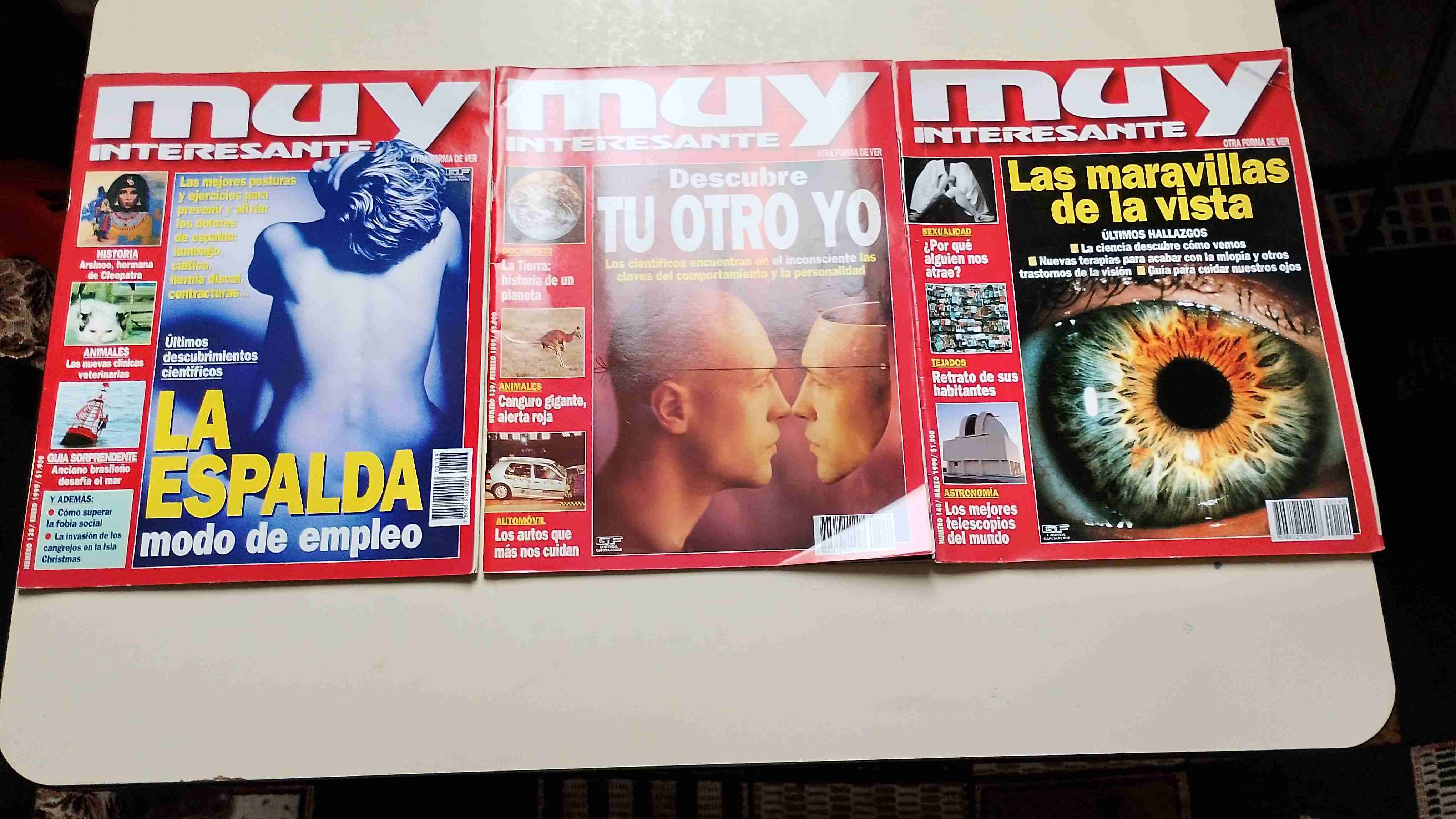 11 Revistas Muy Interesante año 1999