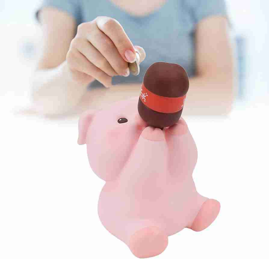 Alcancía cerdito divertido