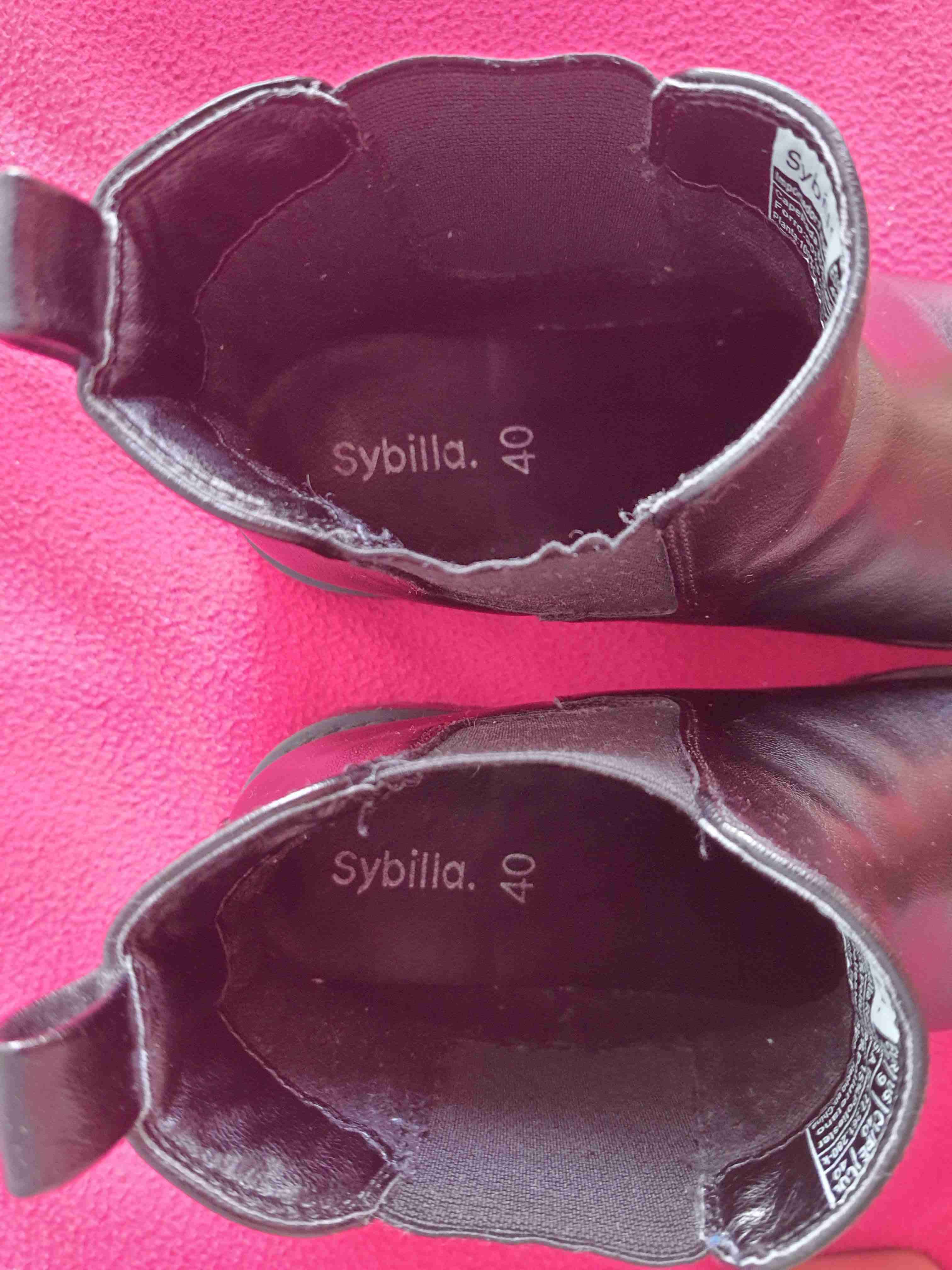 Botines negros de cuero - miniatura 3