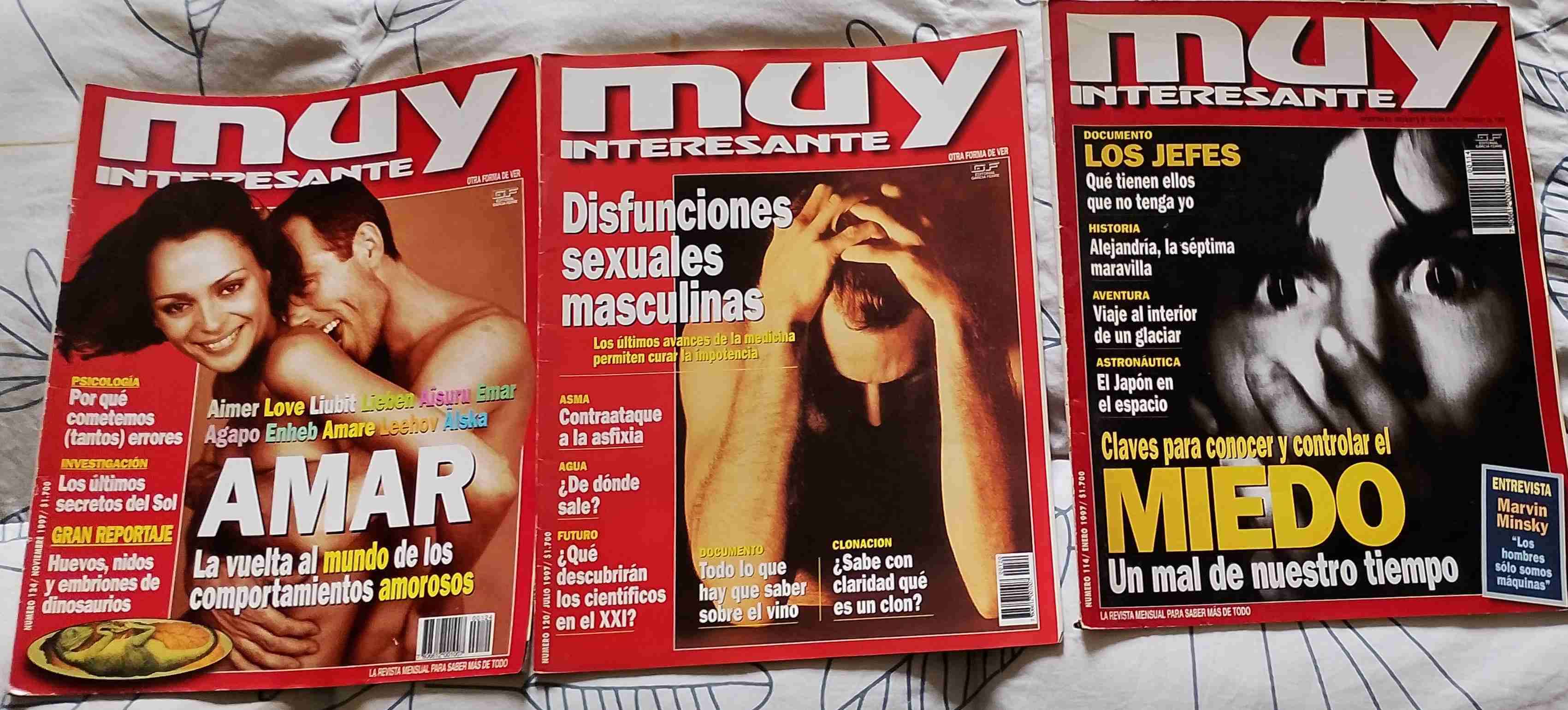 3 Revistas Muy Interesante Año 1997
