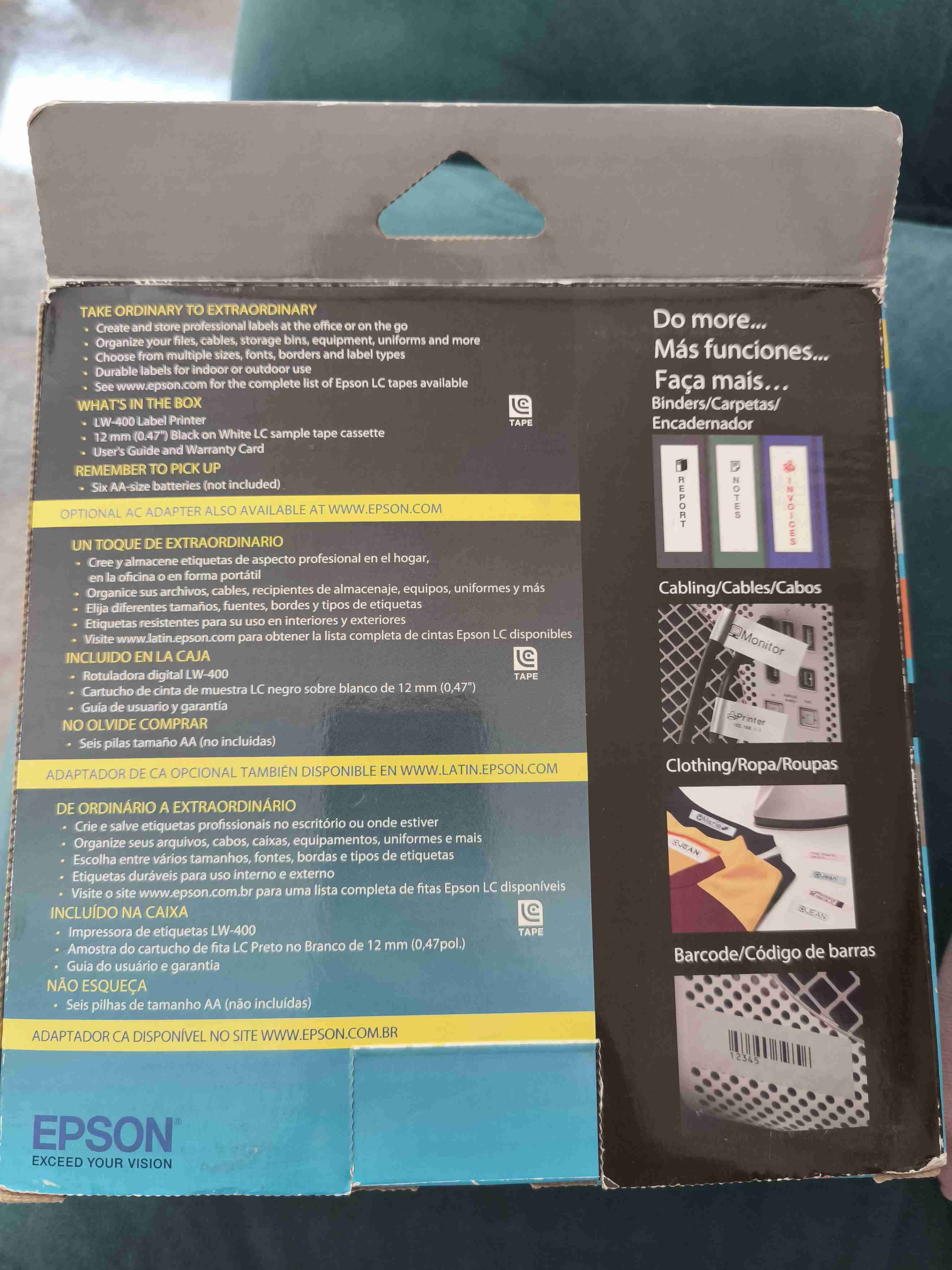 Rotuladora Epson LabelWorks LW-400 - miniatura 3