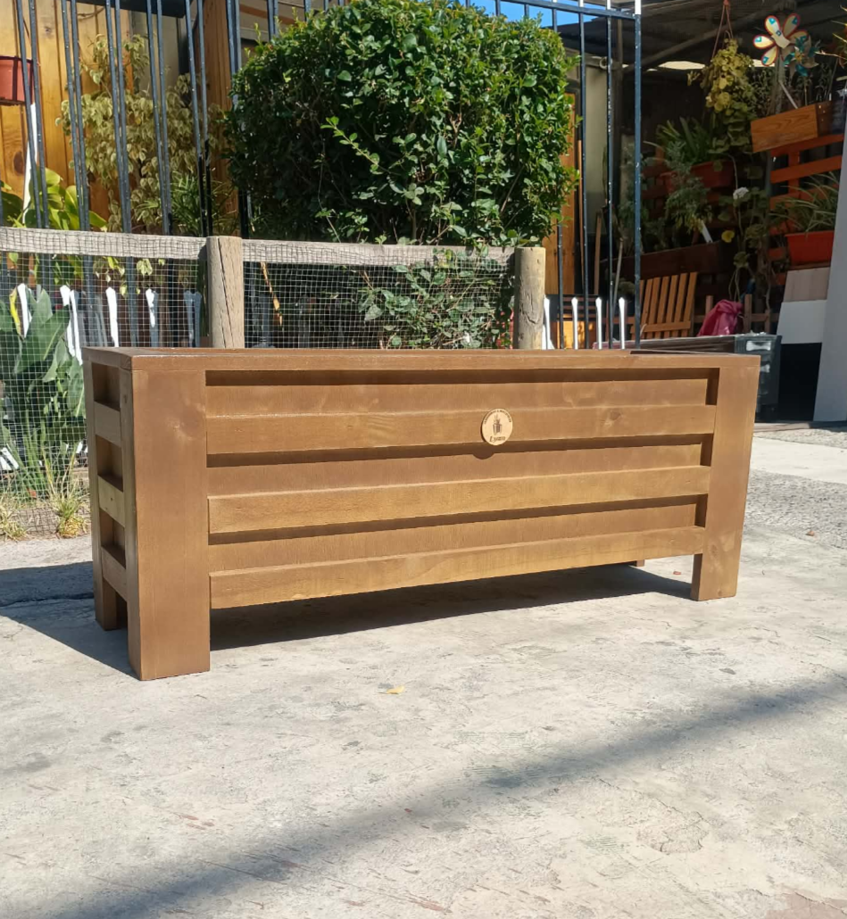 Jardinera de madera - miniatura 2