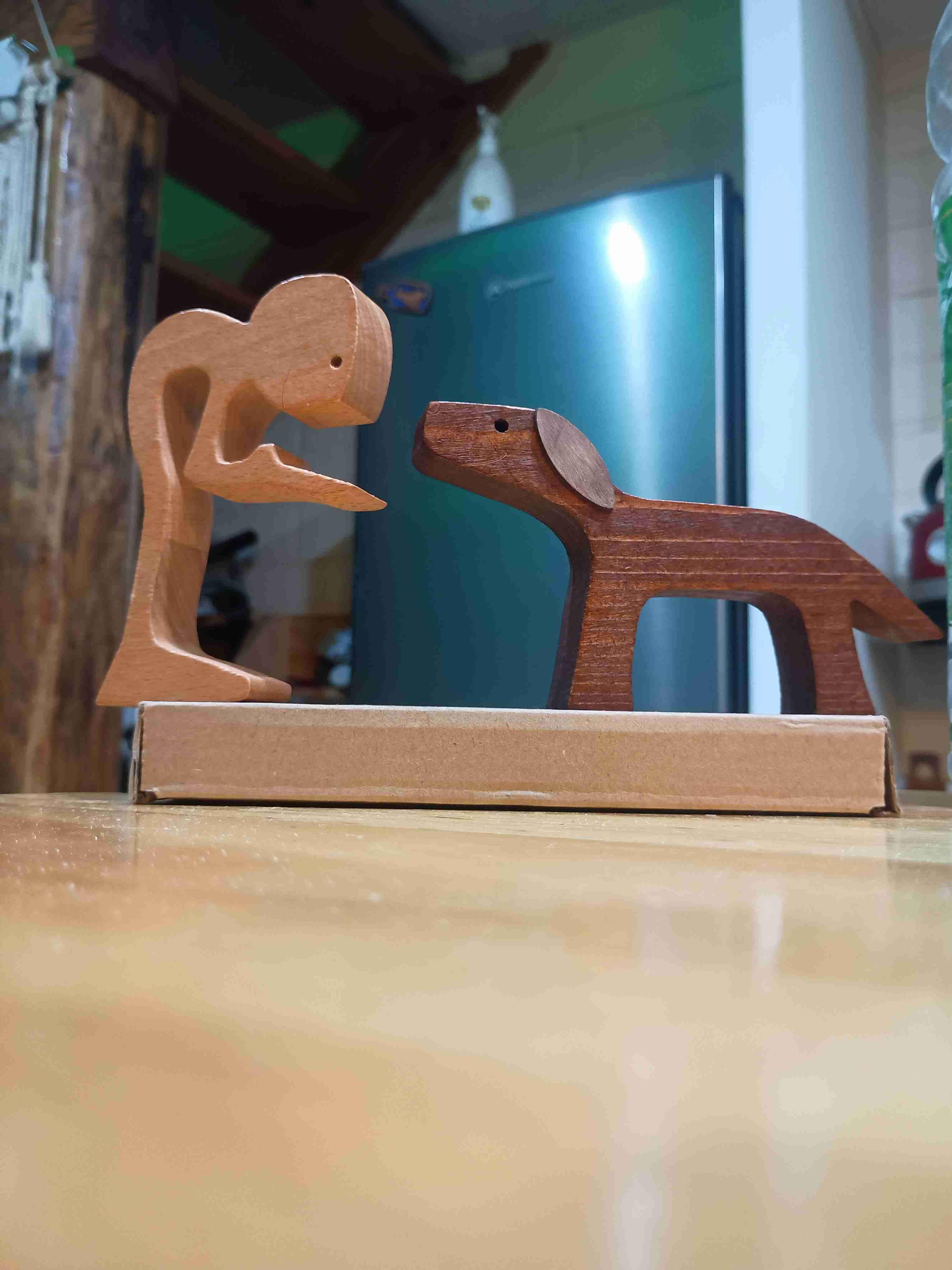 Figura decorativa de madera