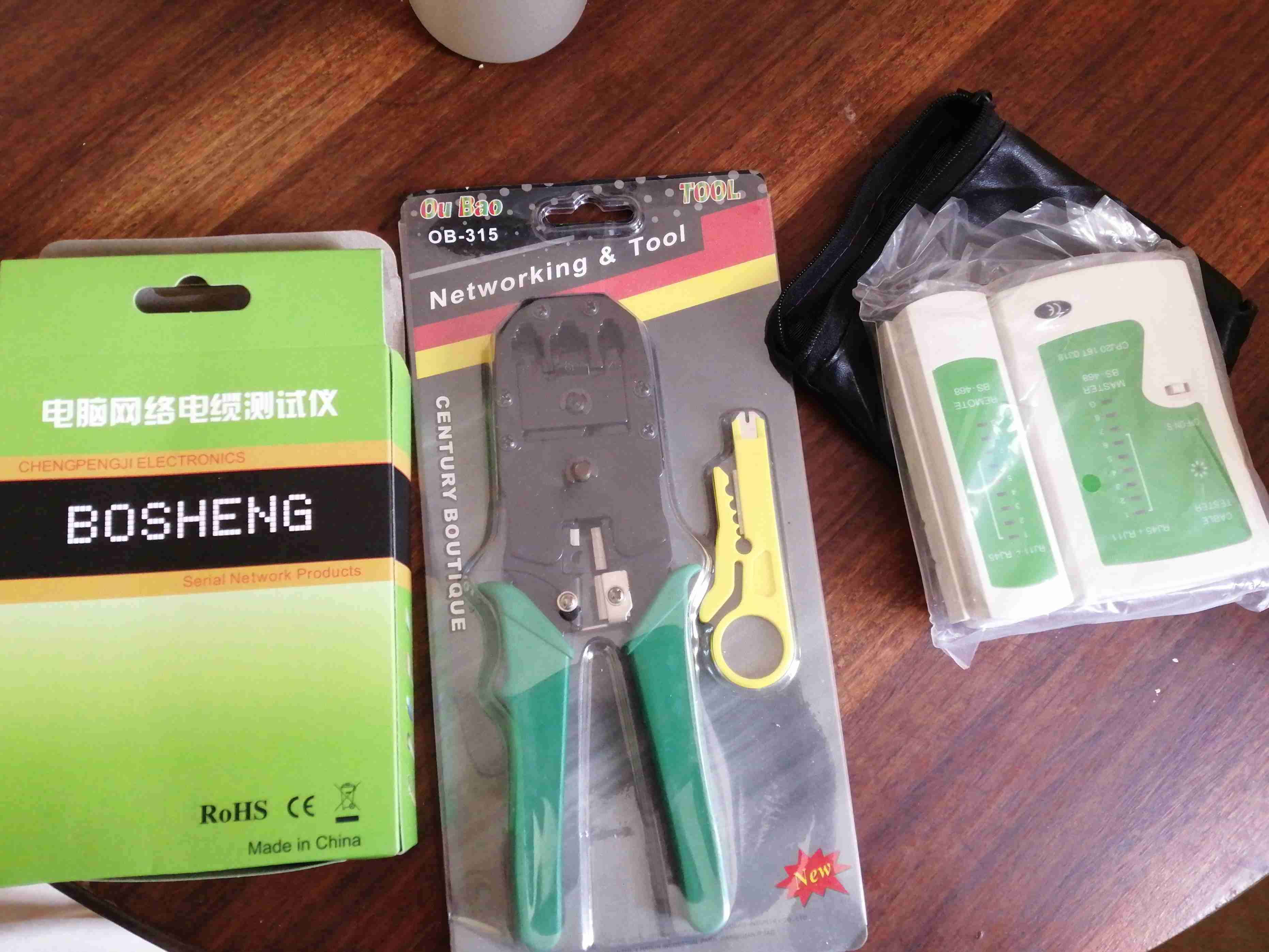 “Kit herramientas red completo nuevo bosheng”