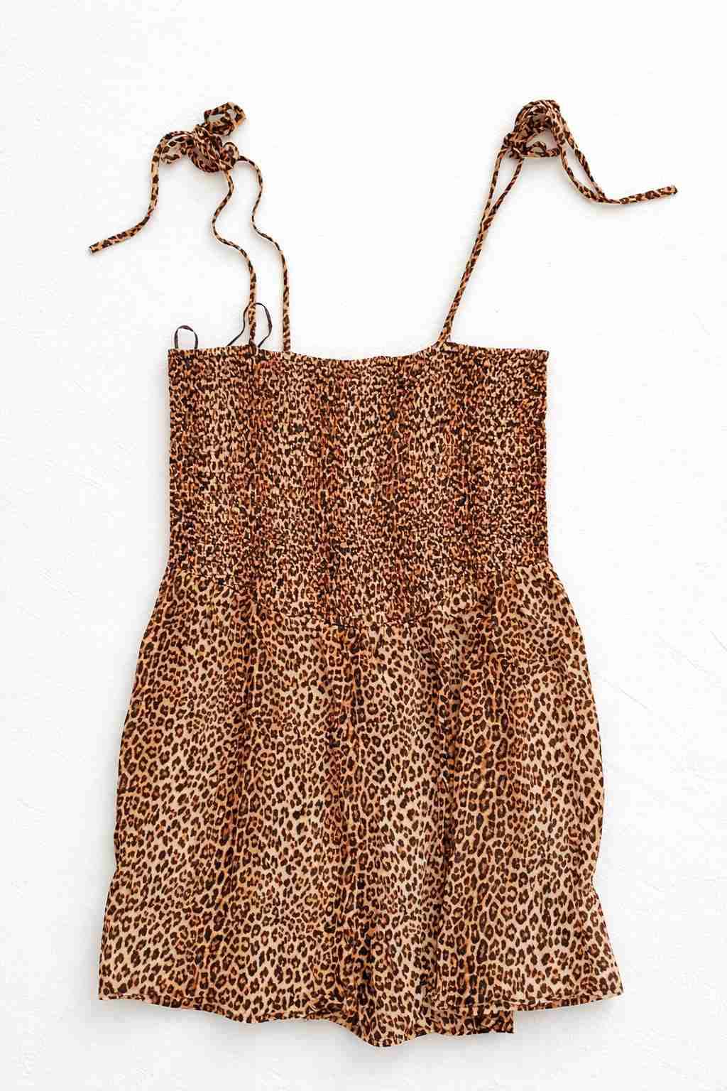 Short corto estampado leopardo