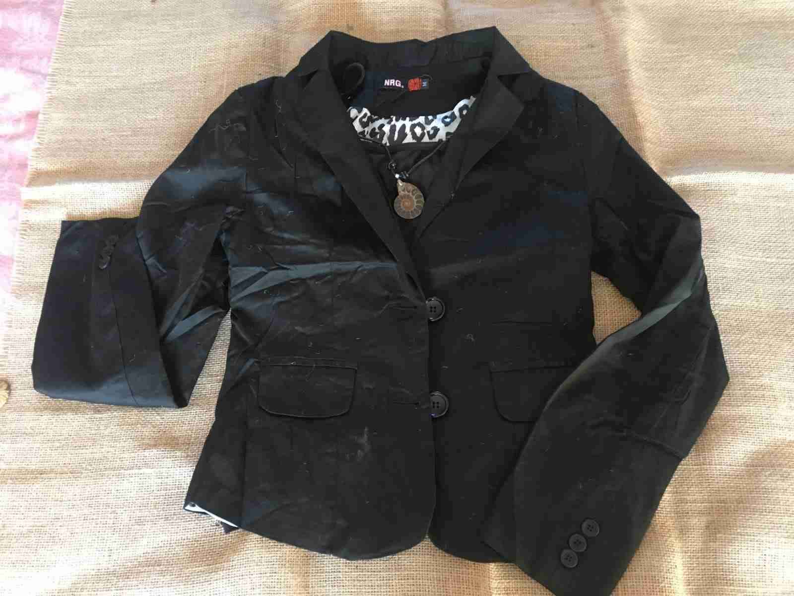 Blazer negro elegante mujer - miniatura 2