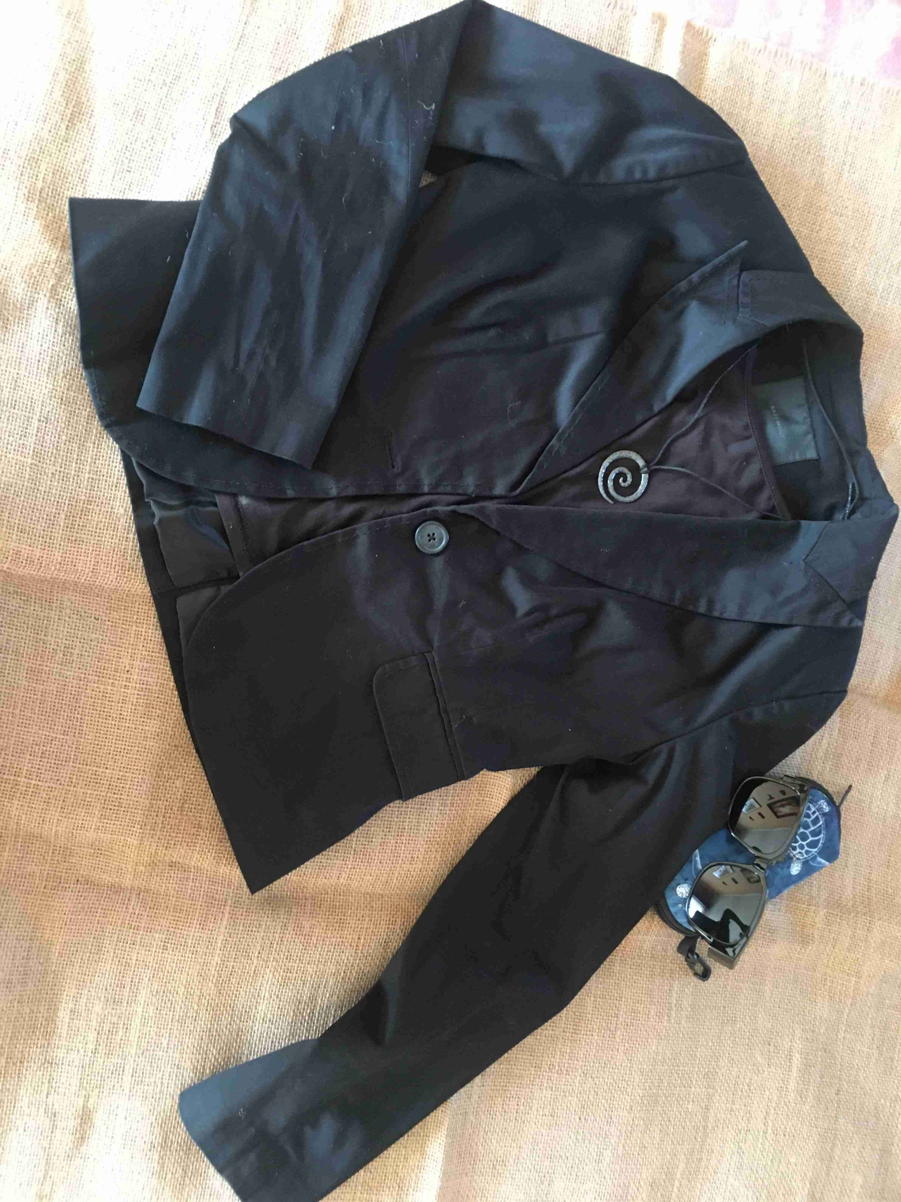 Blazer negro elegante mujer - miniatura 4