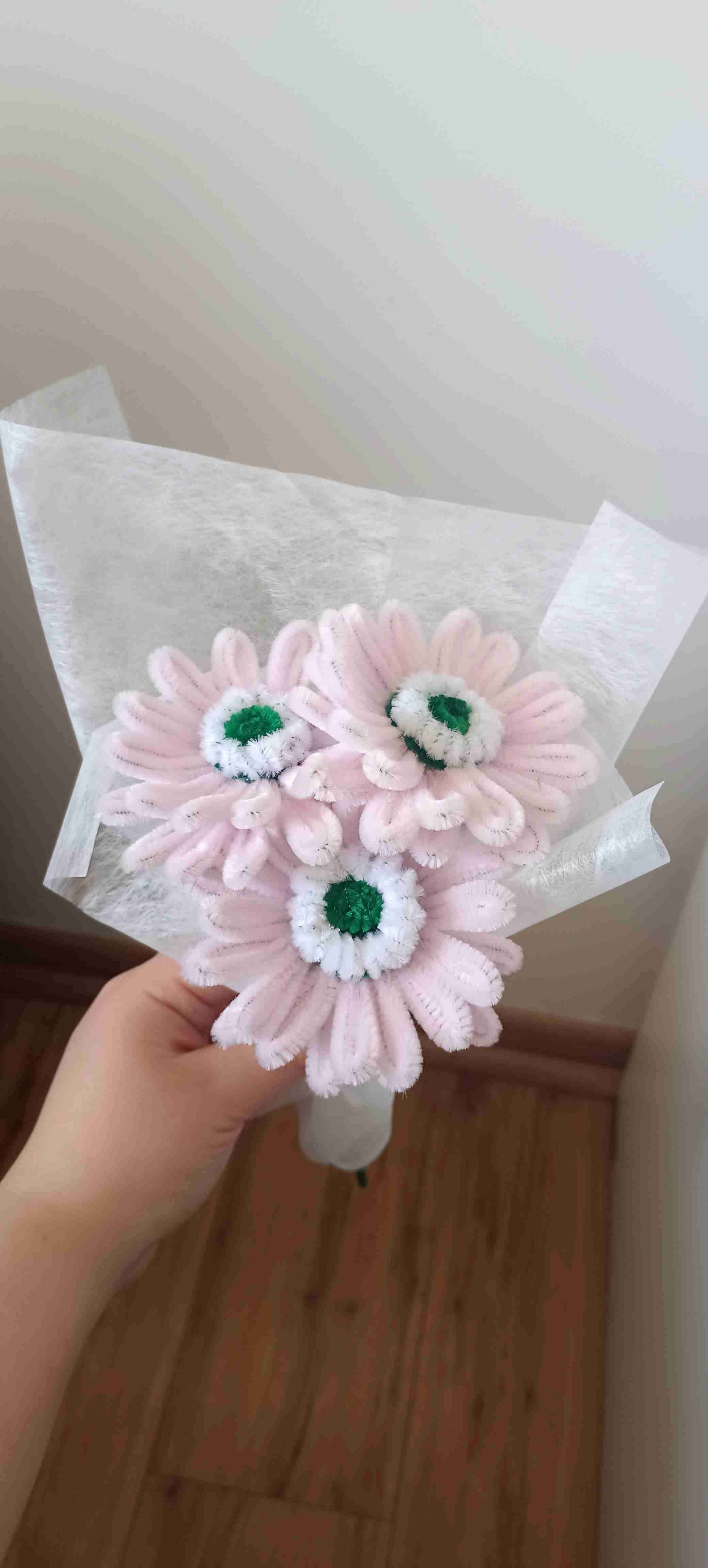 Ramo de flores artificiales rosa