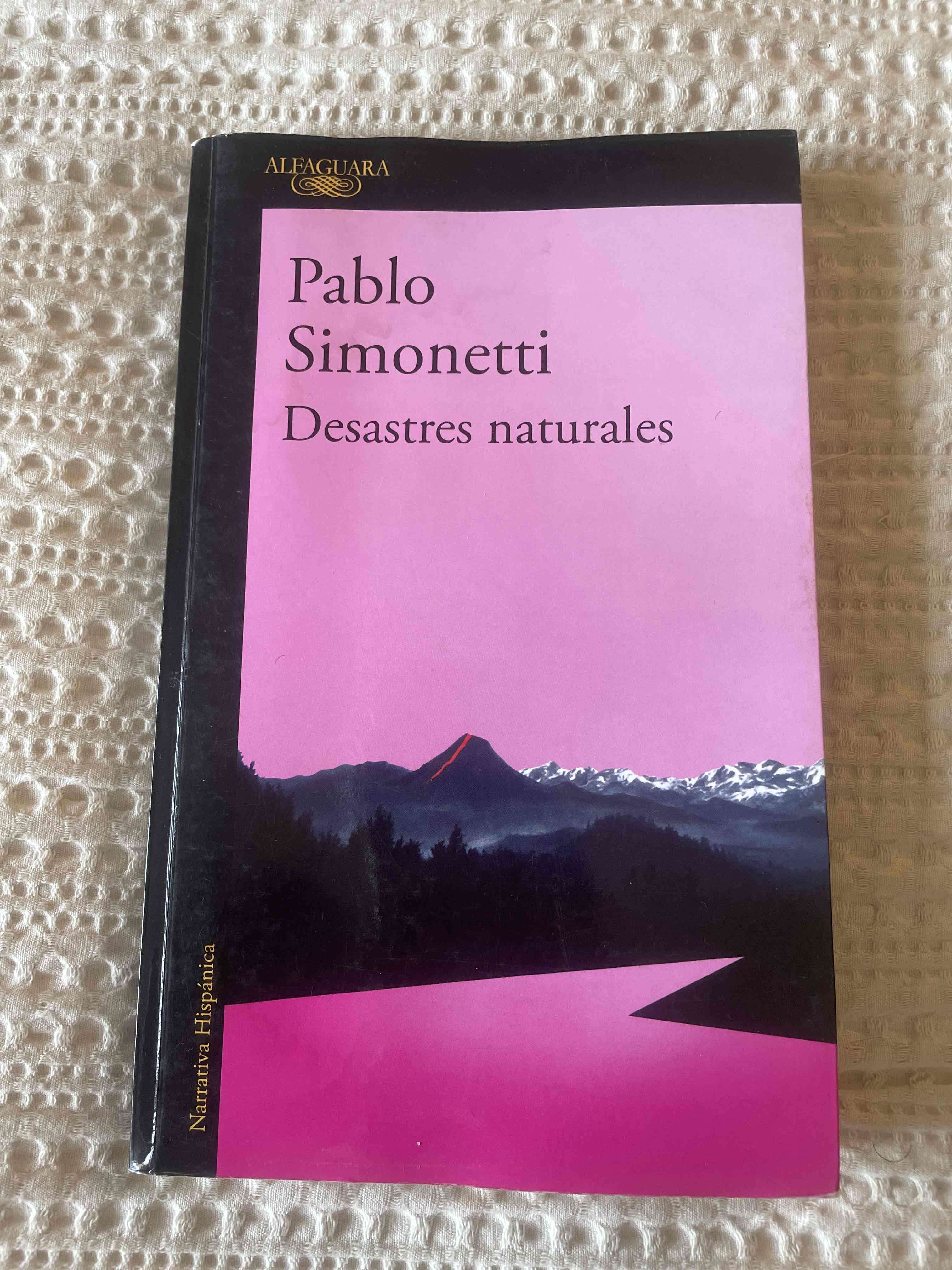 Libro 'Desastres naturales' de Simonetti