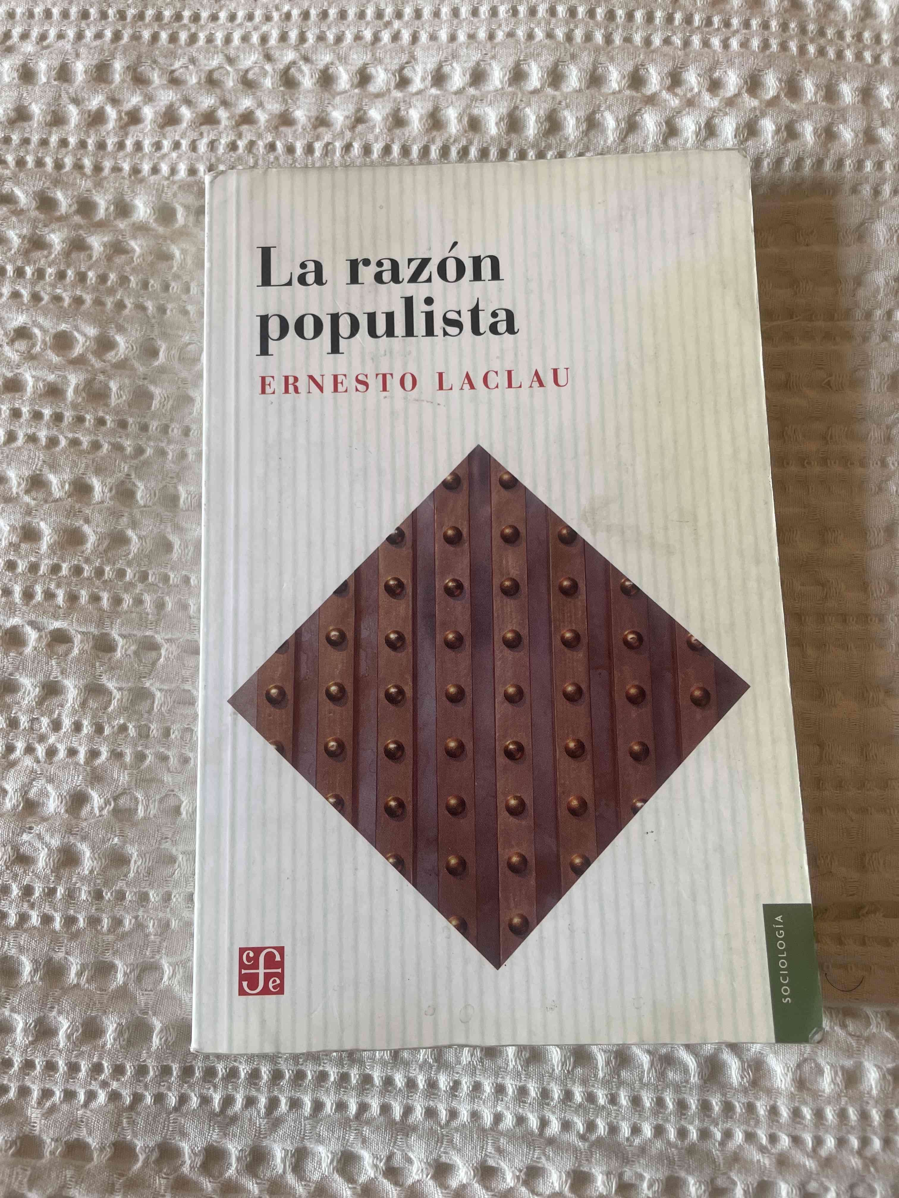 Libro 'La razón populista'