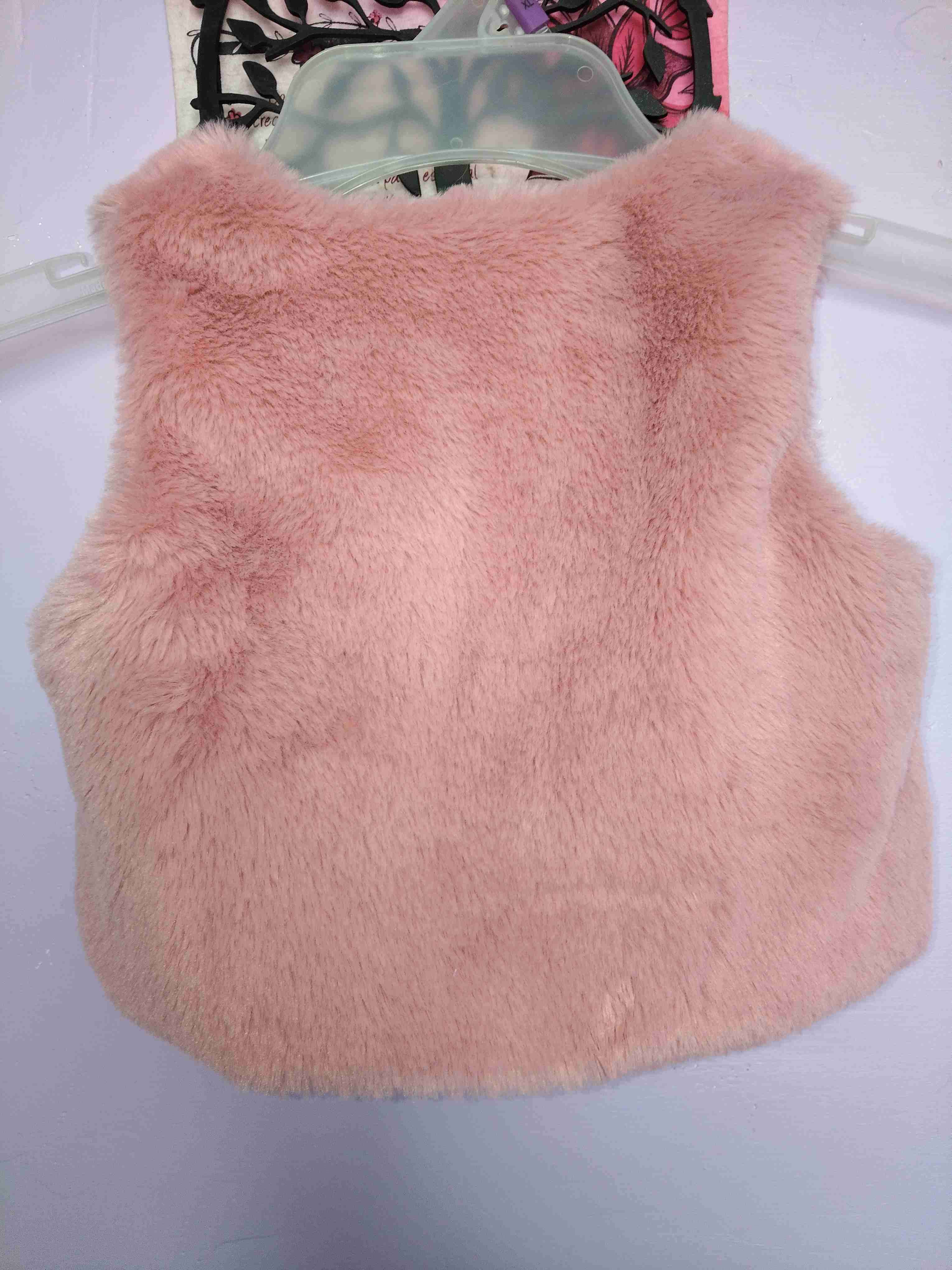 Chaleco de piel sintética rosado - miniatura 2