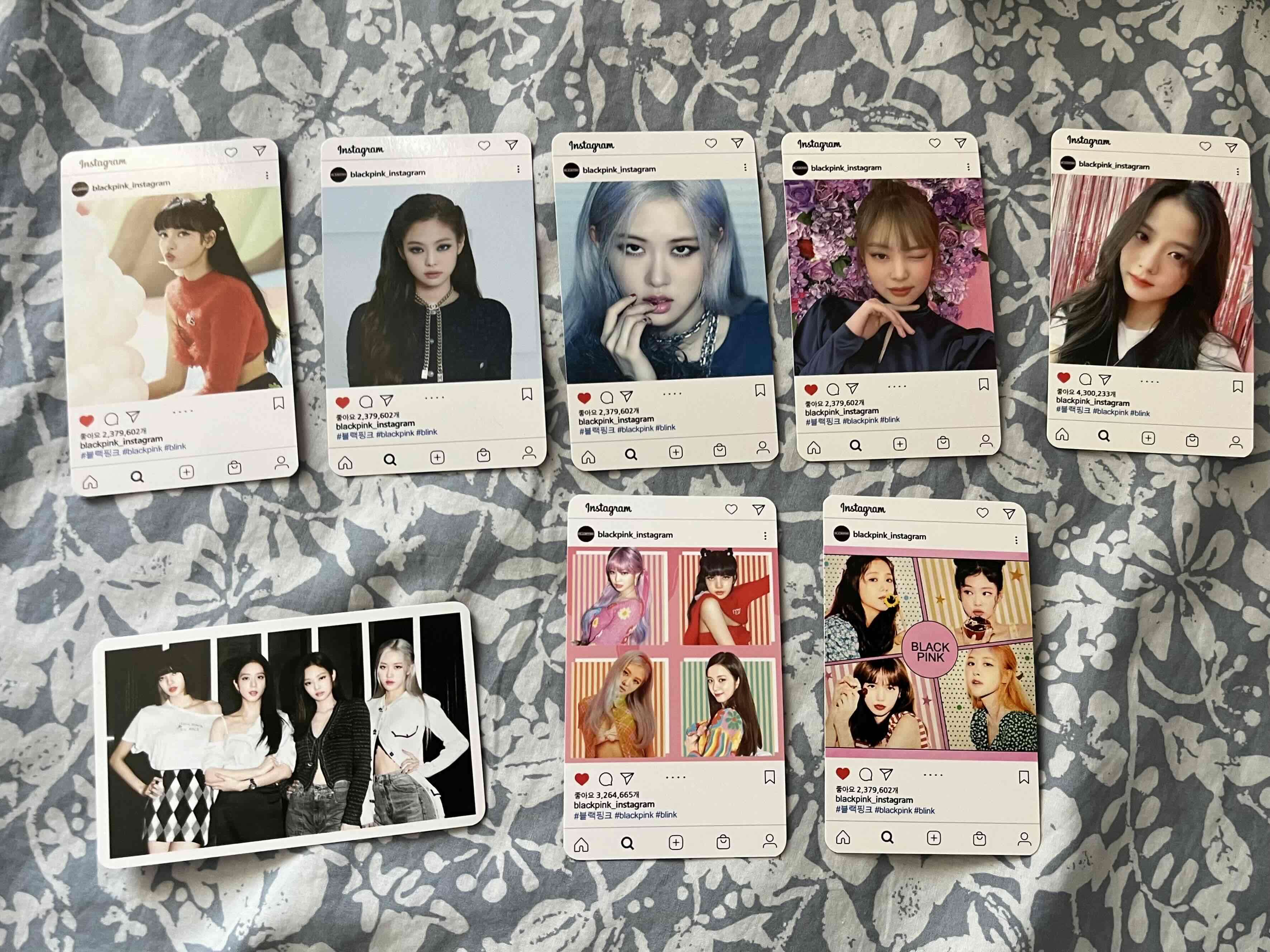 Lomocards BLACKPINK formato instagram
