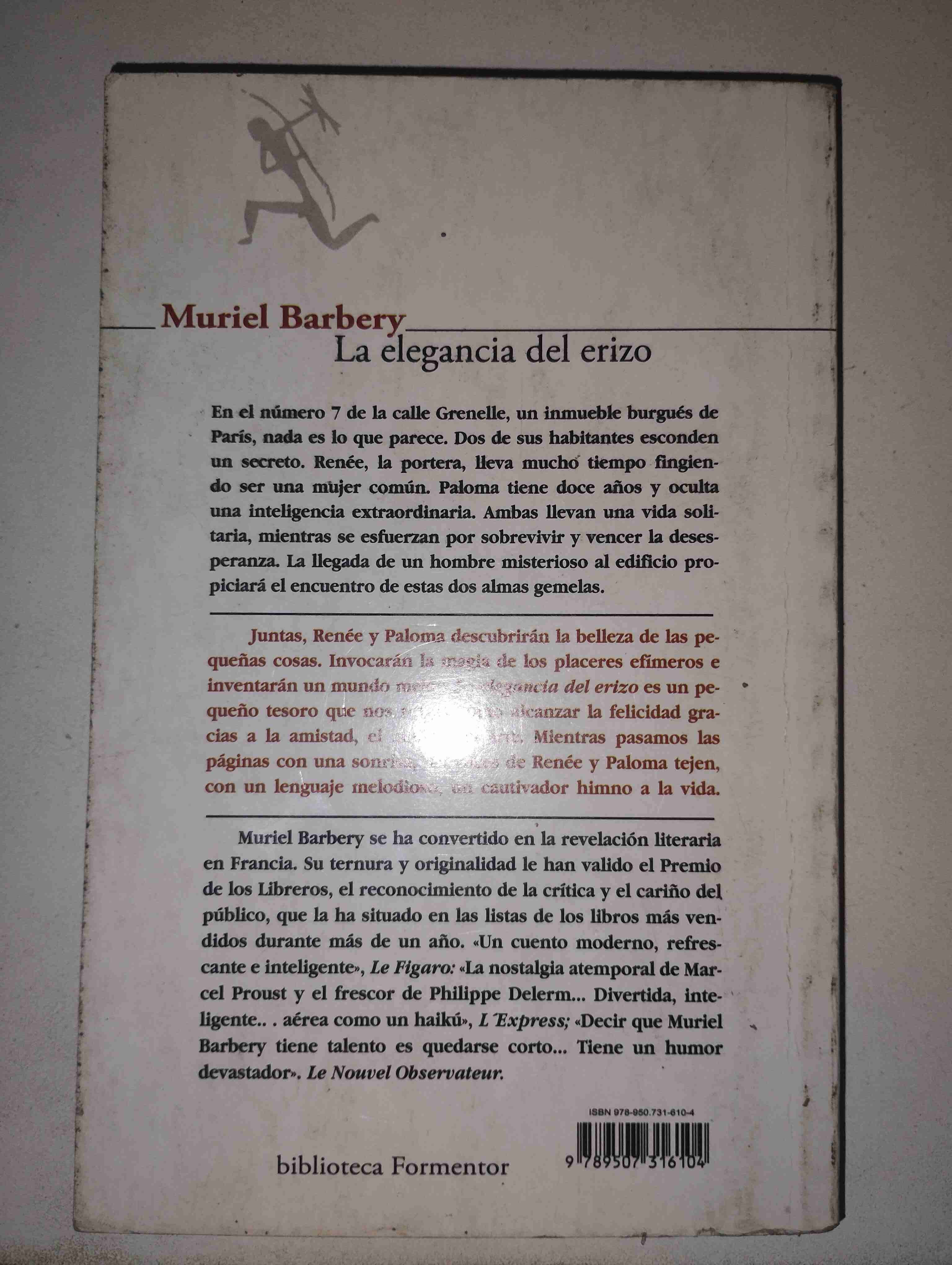 Libro 'La elegancia del erizo' de Barbery - miniatura 2