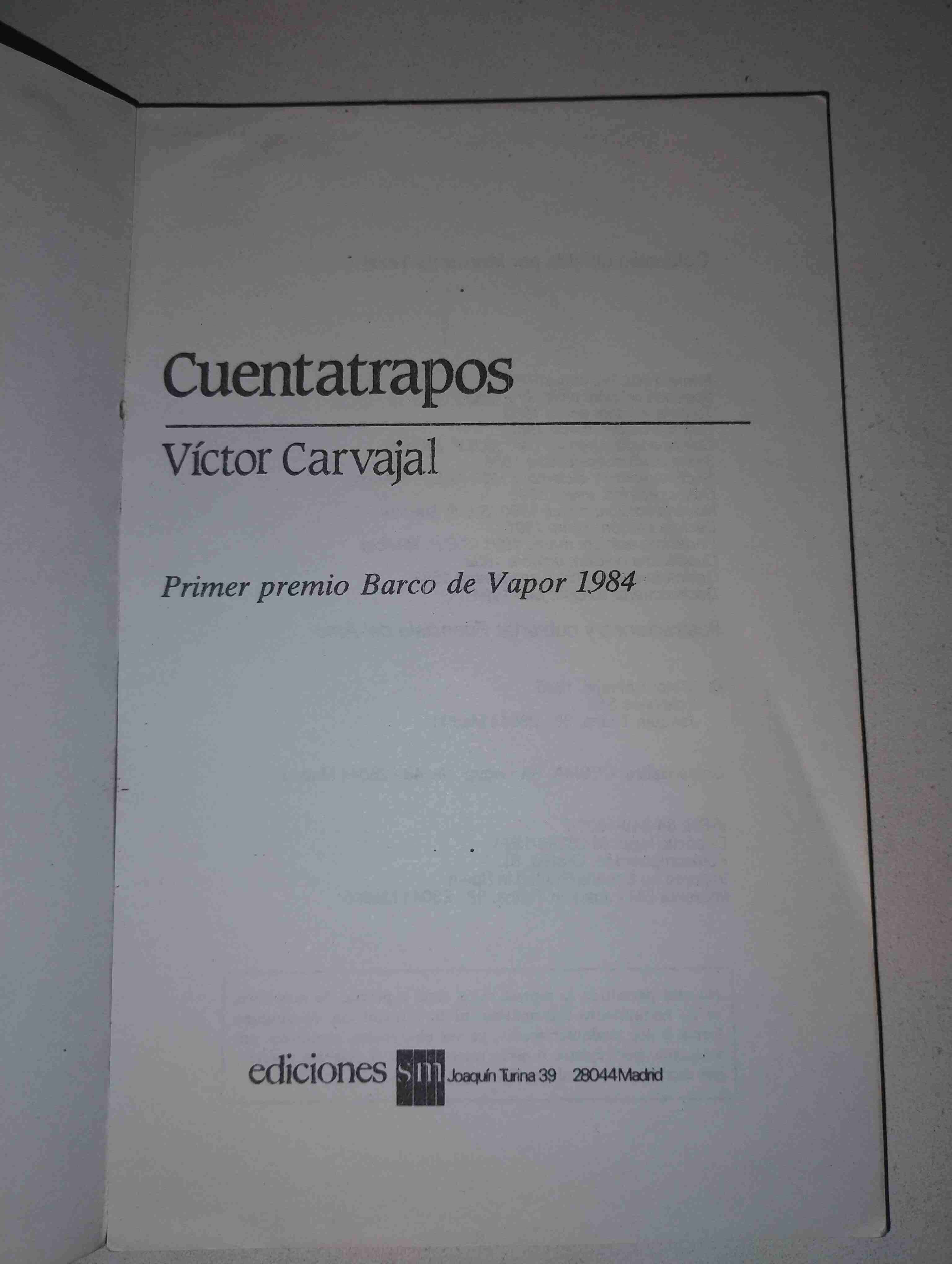Libro Cuentatrapos de Víctor Carvajal - miniatura 3
