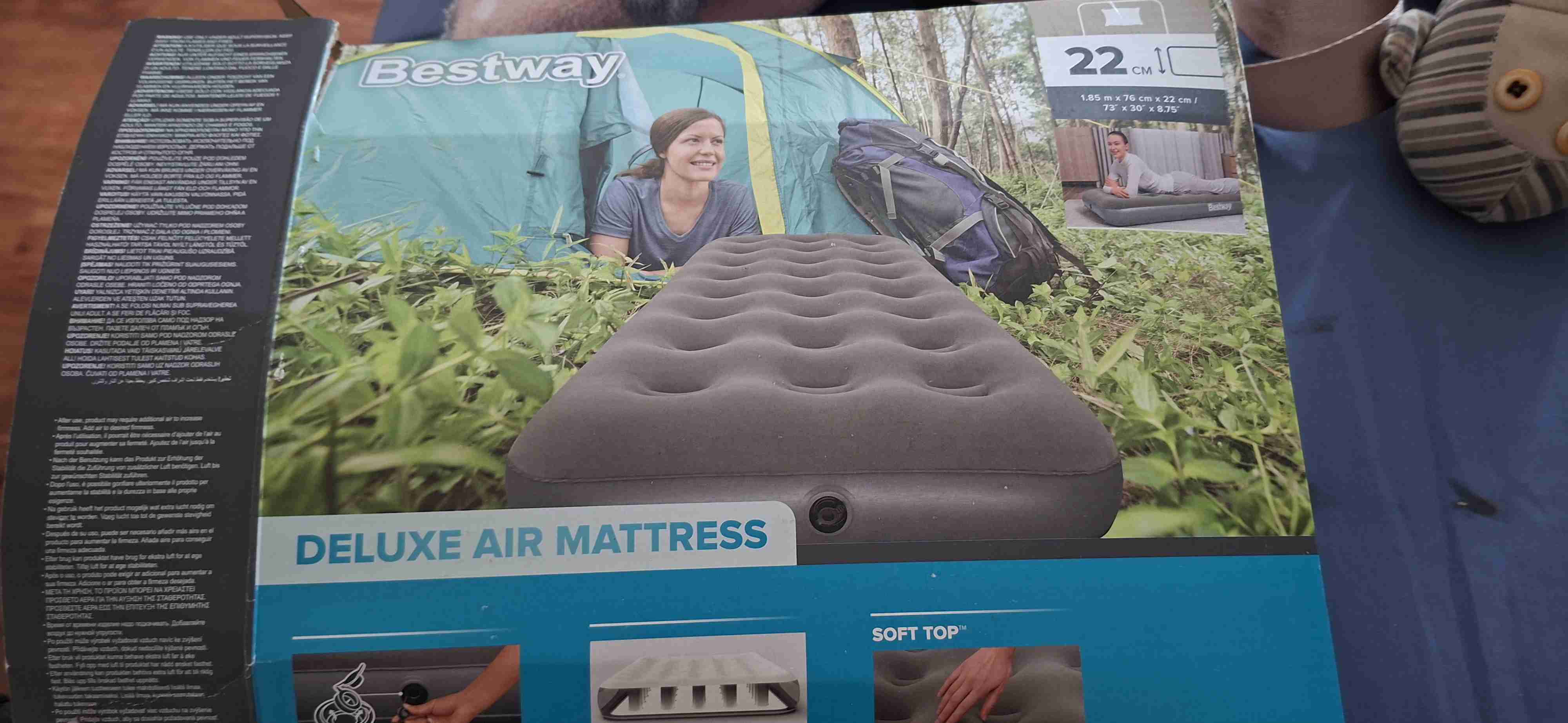 Colchón inflable 1 plaza