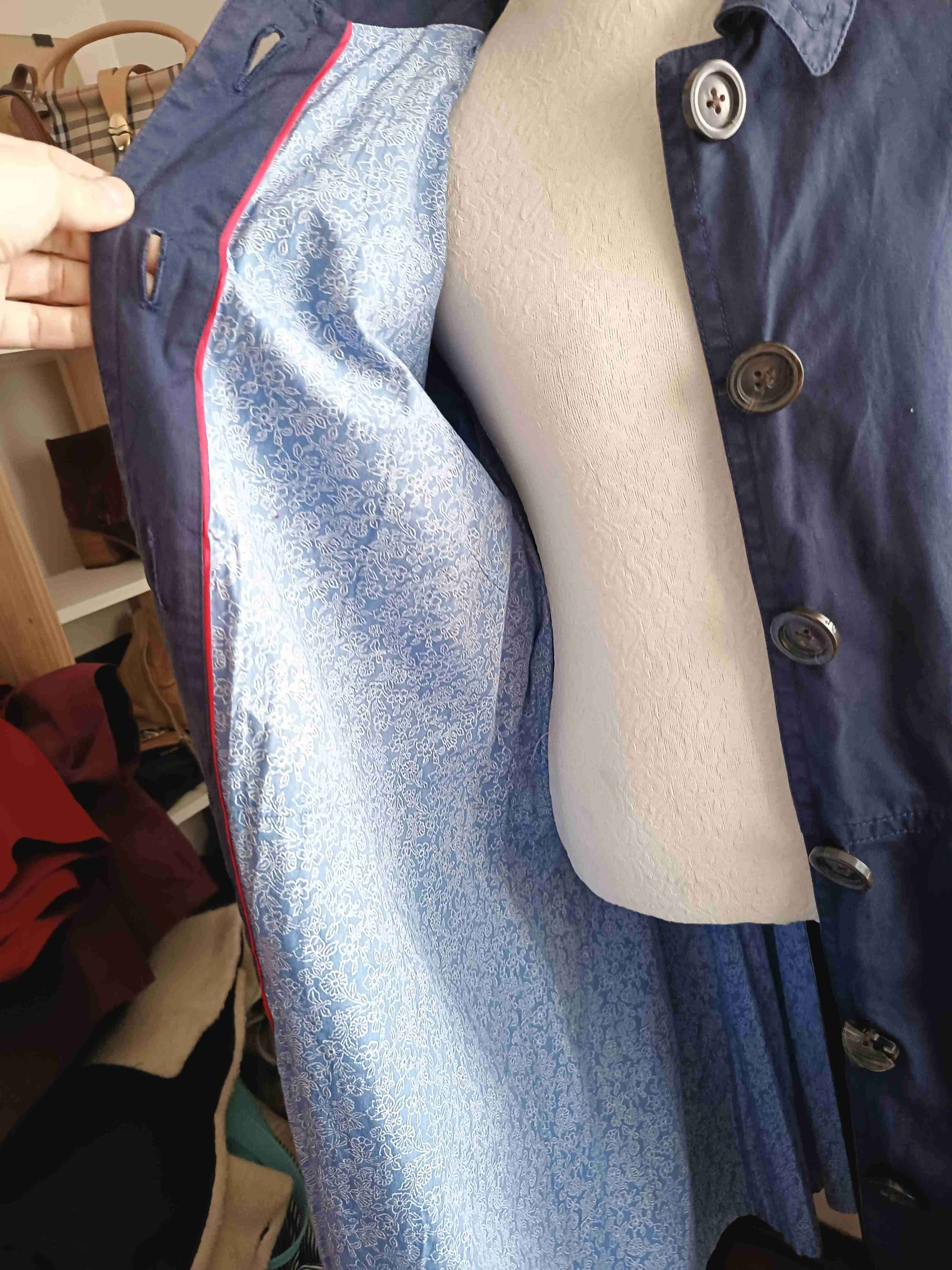 Chaqueta de gabardina azul Old Navy XL - miniatura 2