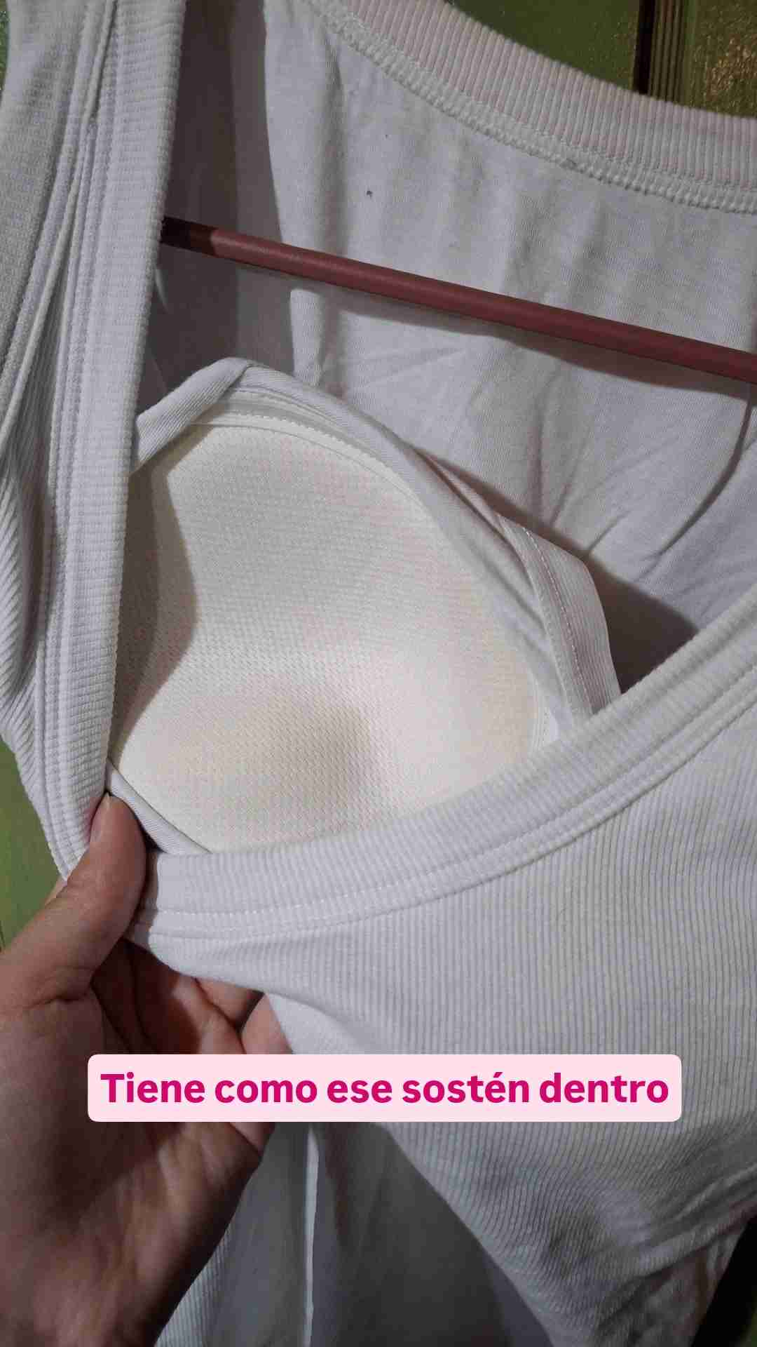 Polera blanca sin mangas Shein - miniatura 2
