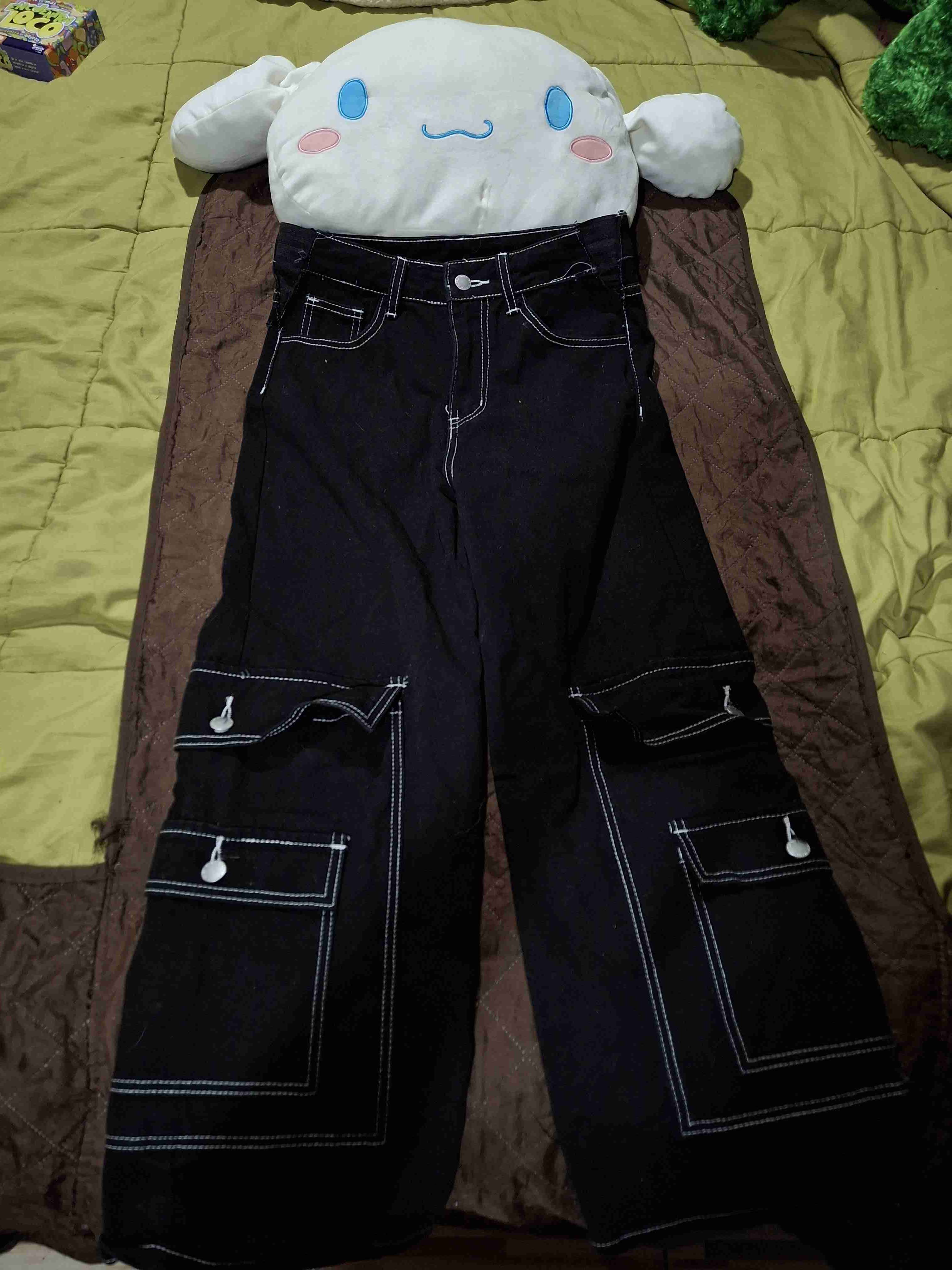 Pantalones cargo negros