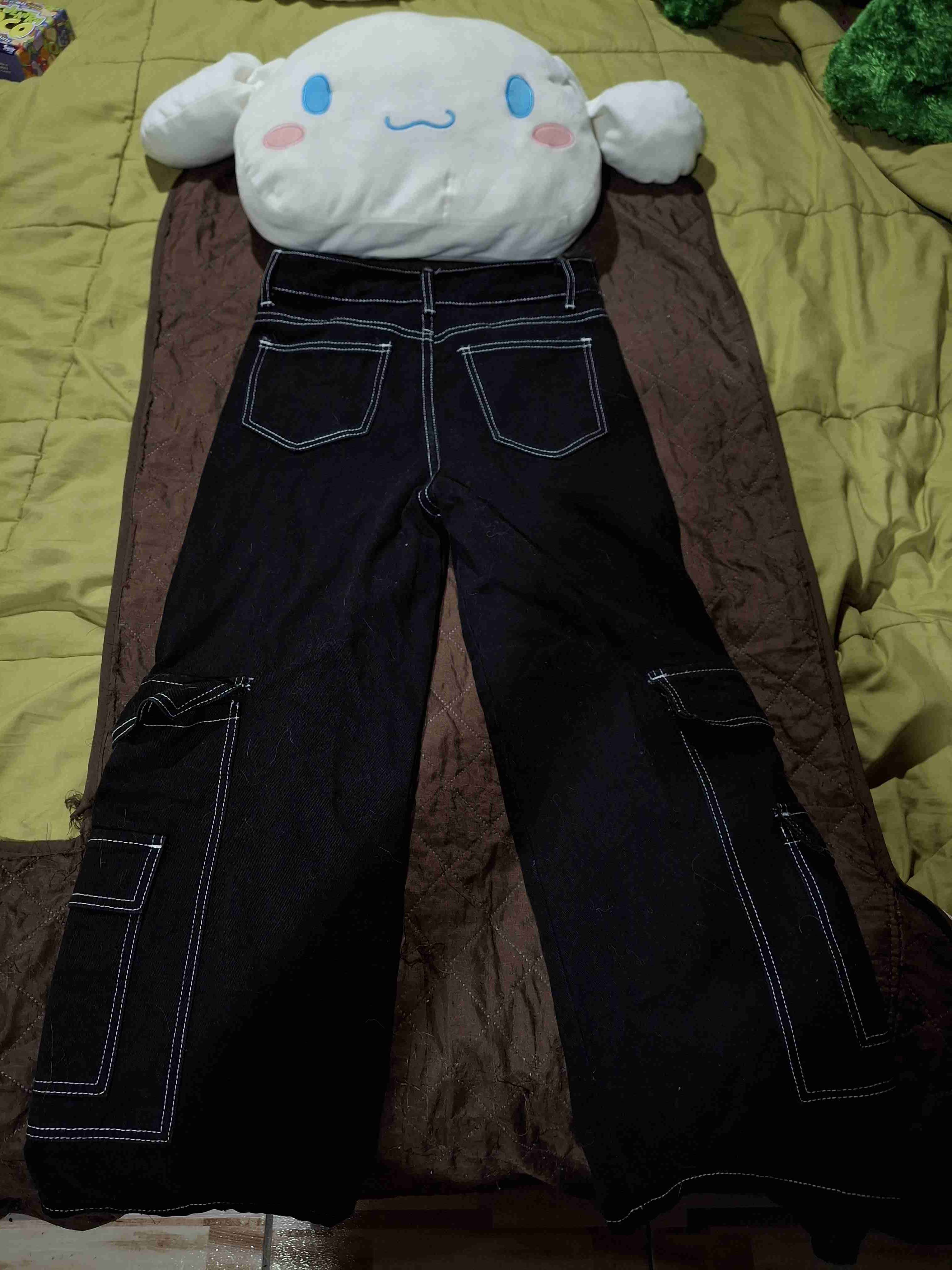 Pantalones cargo negros - miniatura 3