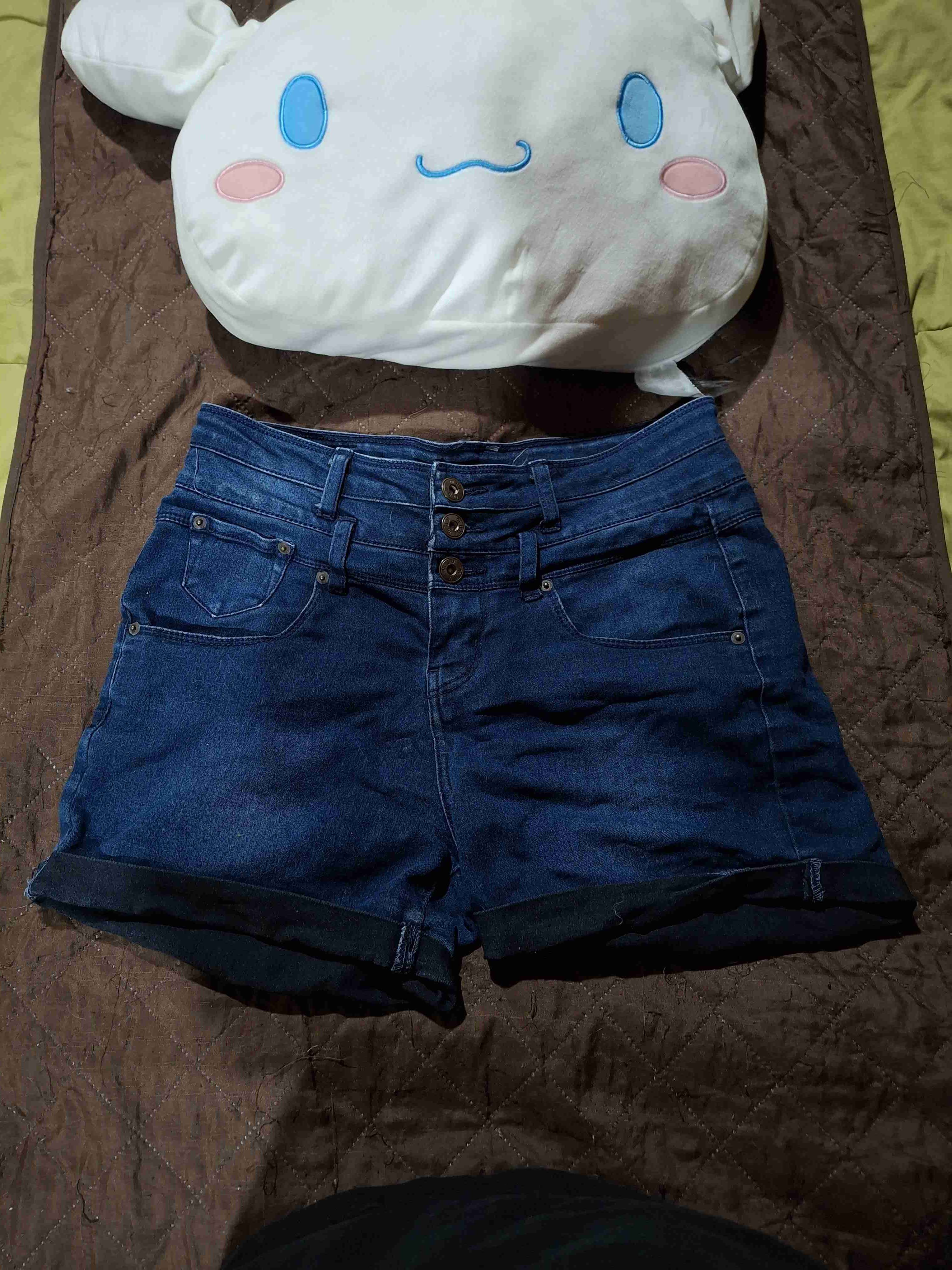 Shorts de mezclilla azul